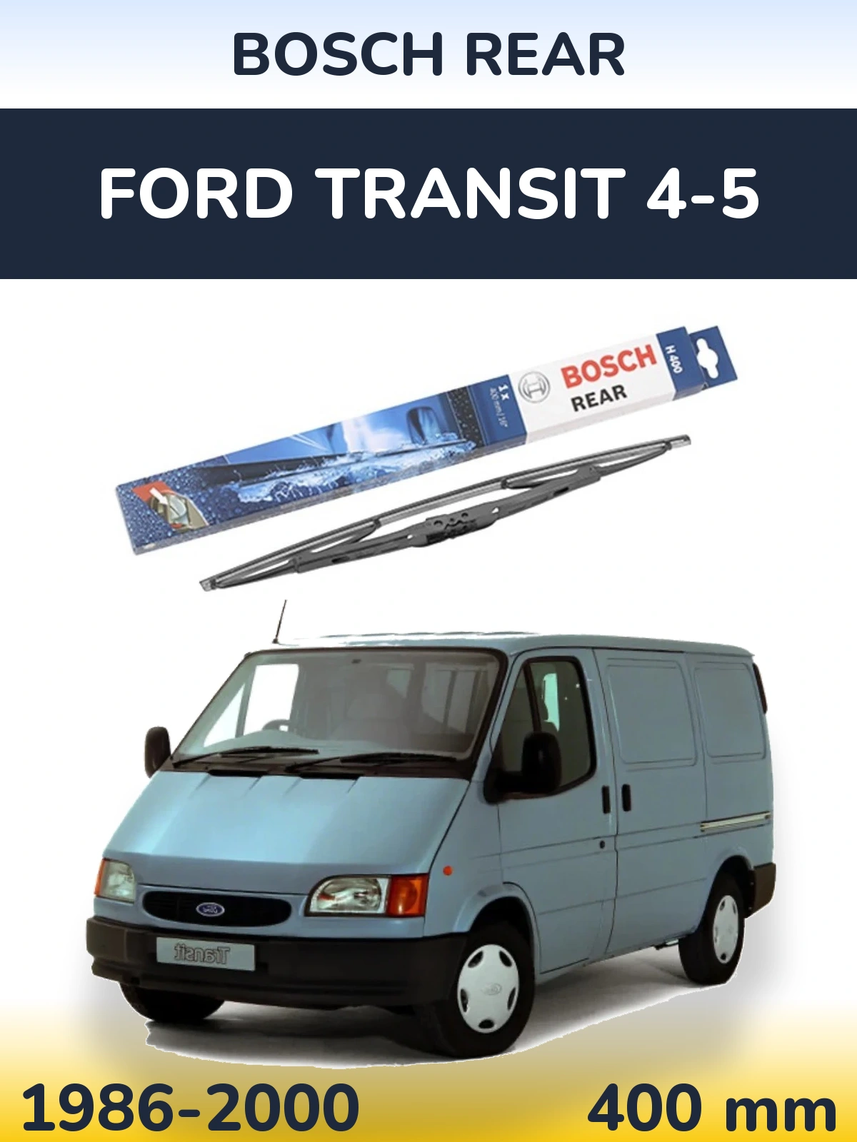Tylna wycieraczka BOSCH Rear 400 mm do Ford Transit 4-5 1986-2000
