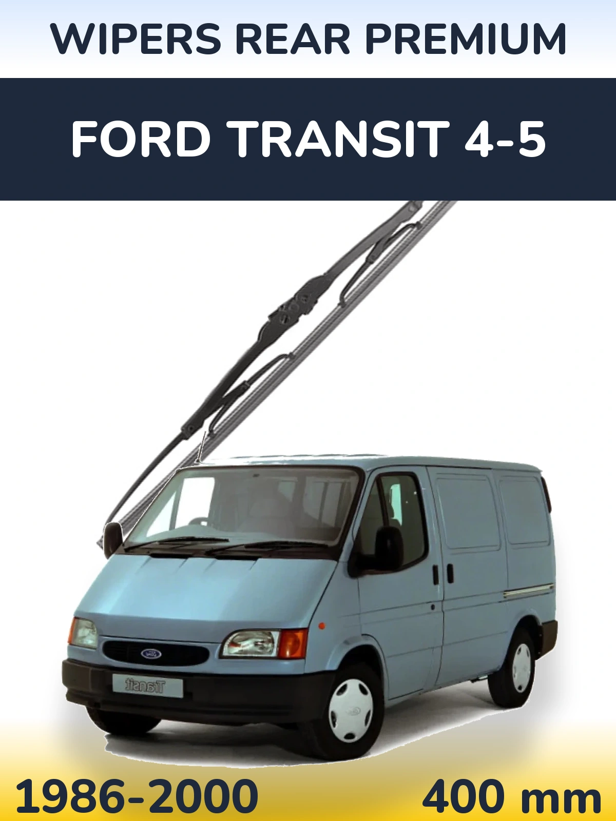 Rear wiper blade WIPERS REAR PREMIUM 400 mm for Ford Transit 4-5 1986-2000