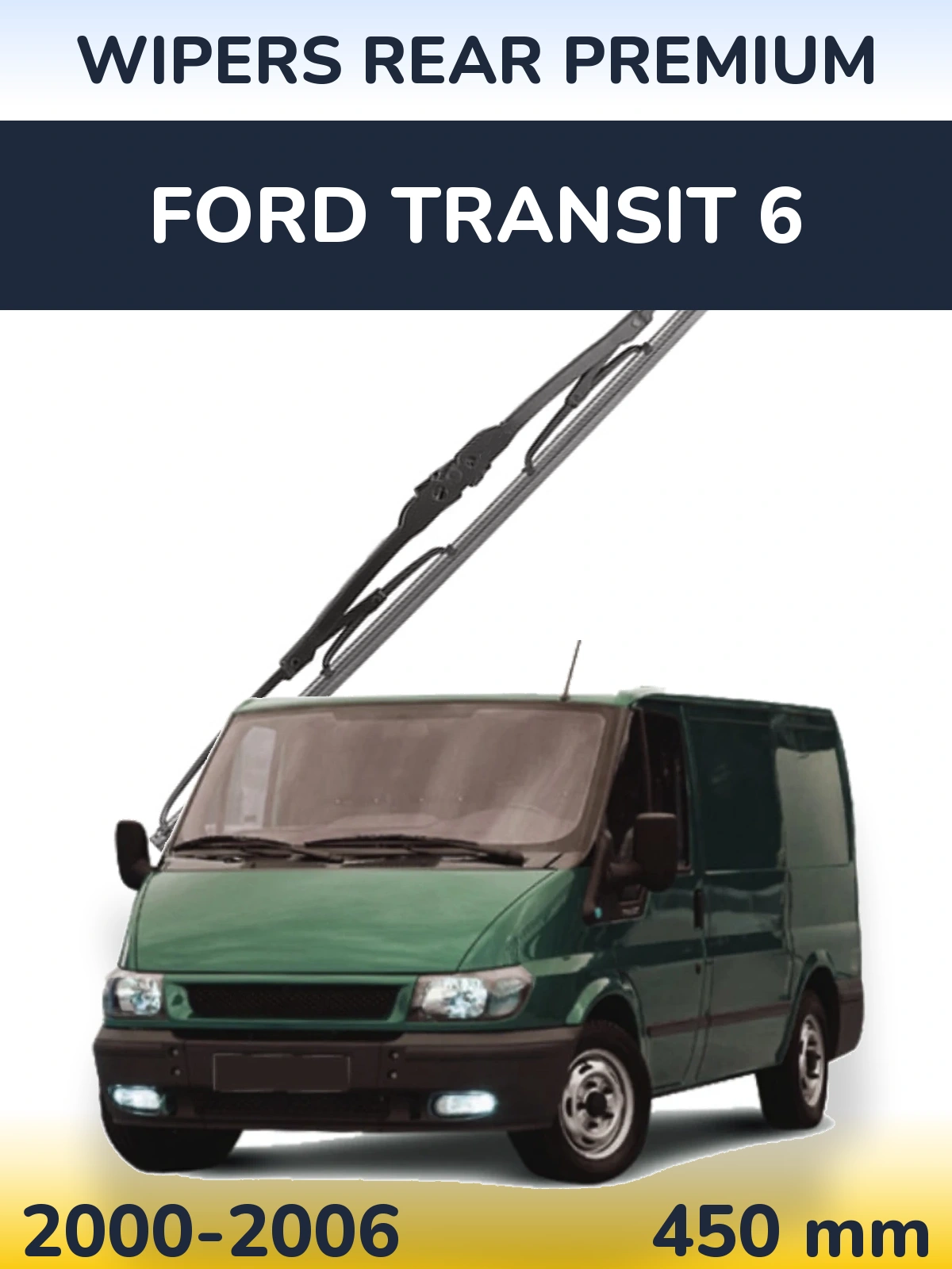 Tylna wycieraczka WIPERS REAR PREMIUM 450 mm do Ford Transit 6 2000-2006