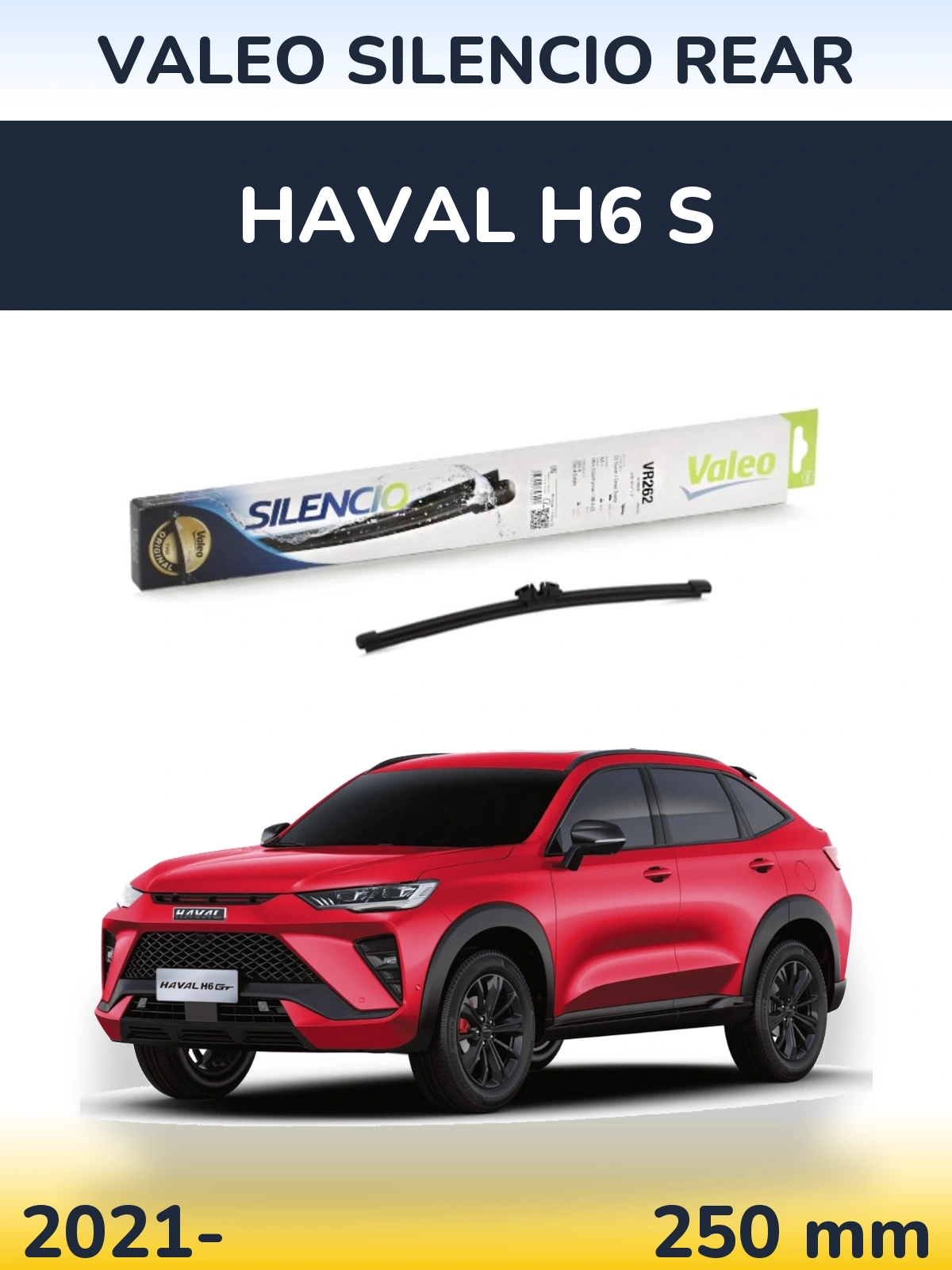 Tylna wycieraczka Valeo Silencio Rear 240 mm do Haval H6 S 2021-2026