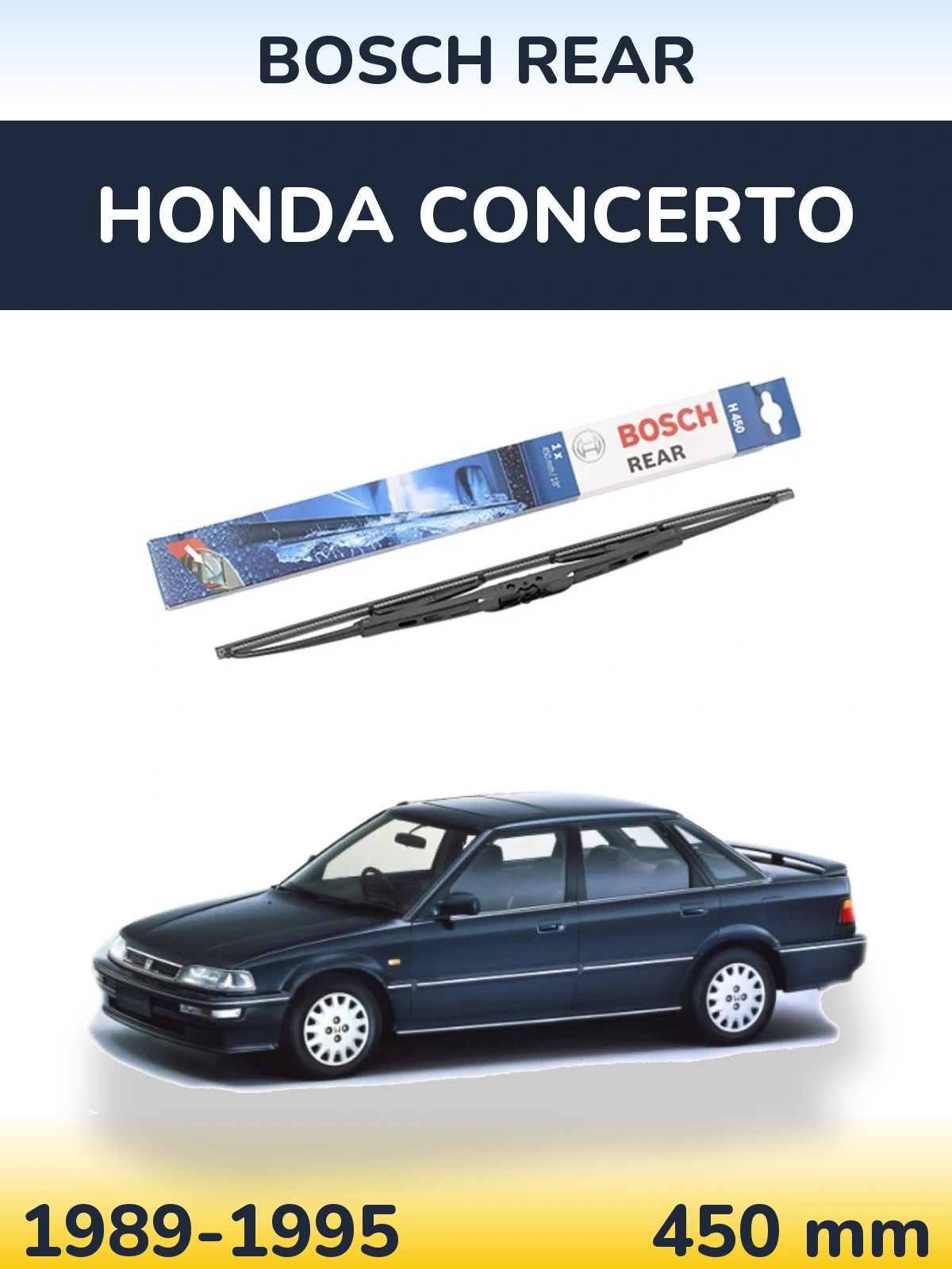 Tylna wycieraczka BOSCH Rear 450 mm do Honda Concerto 1989-1995