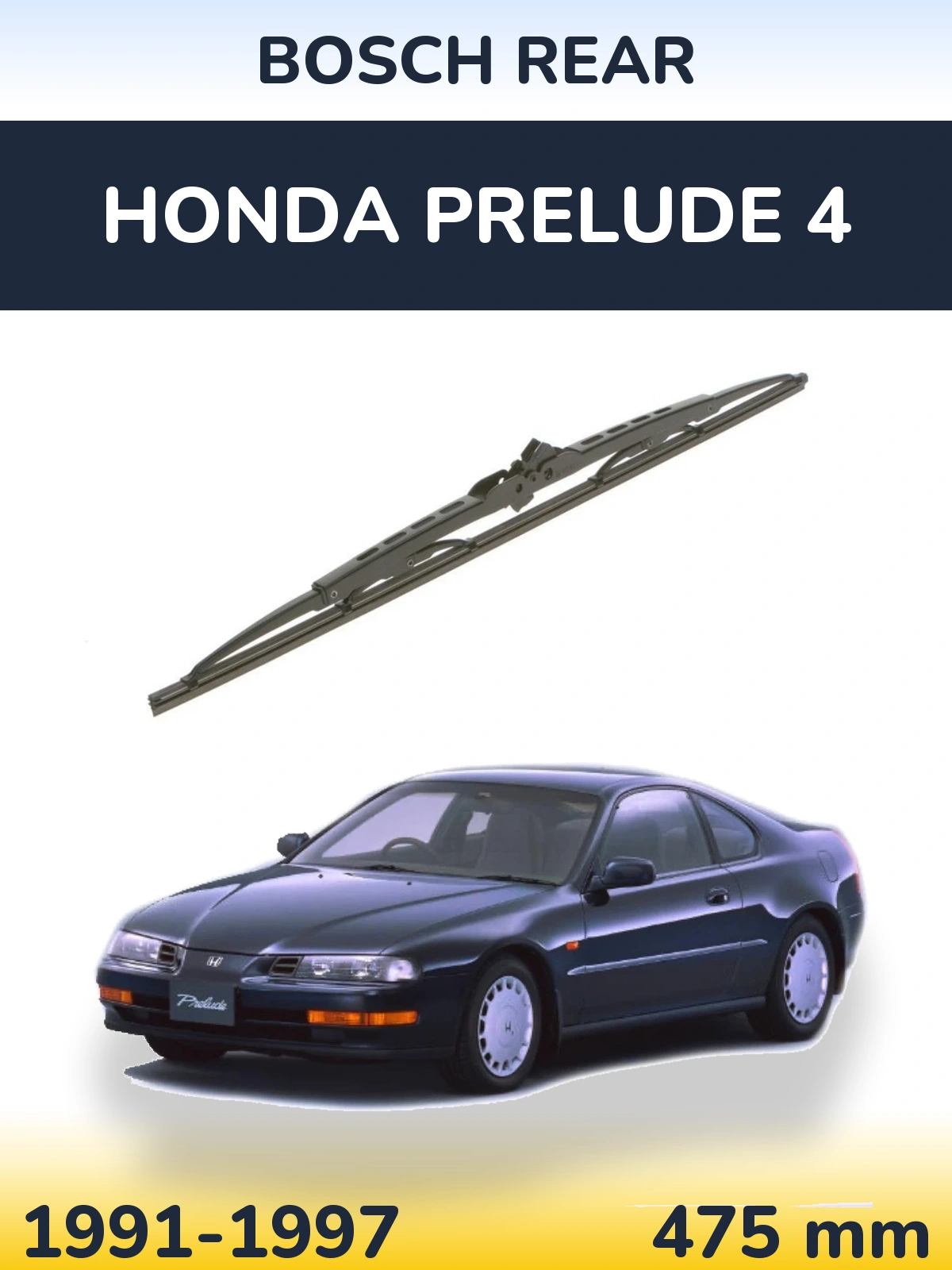Tylna wycieraczka BOSCH Rear 475 mm do Honda Prelude 4 1991-1997