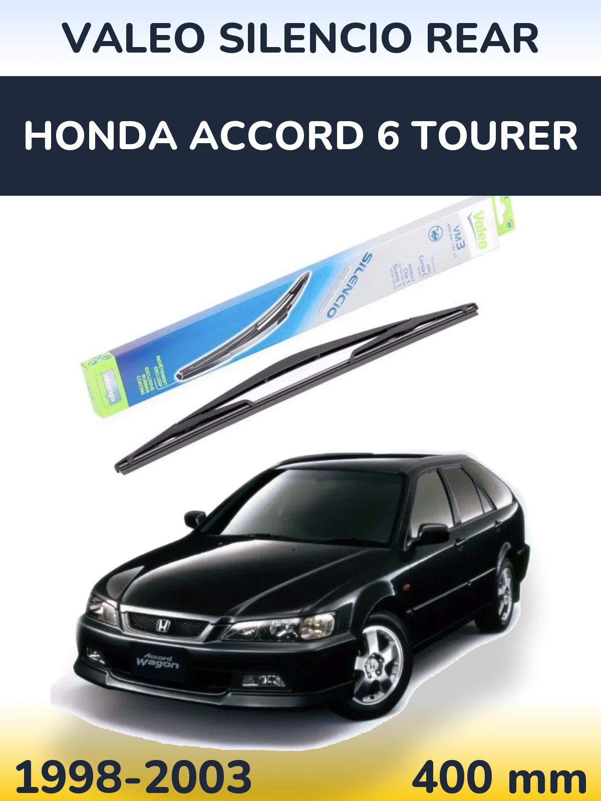 Tylna wycieraczka Valeo Silencio Rear 400 mm do Honda Accord 6 Tourer 1998-2003
