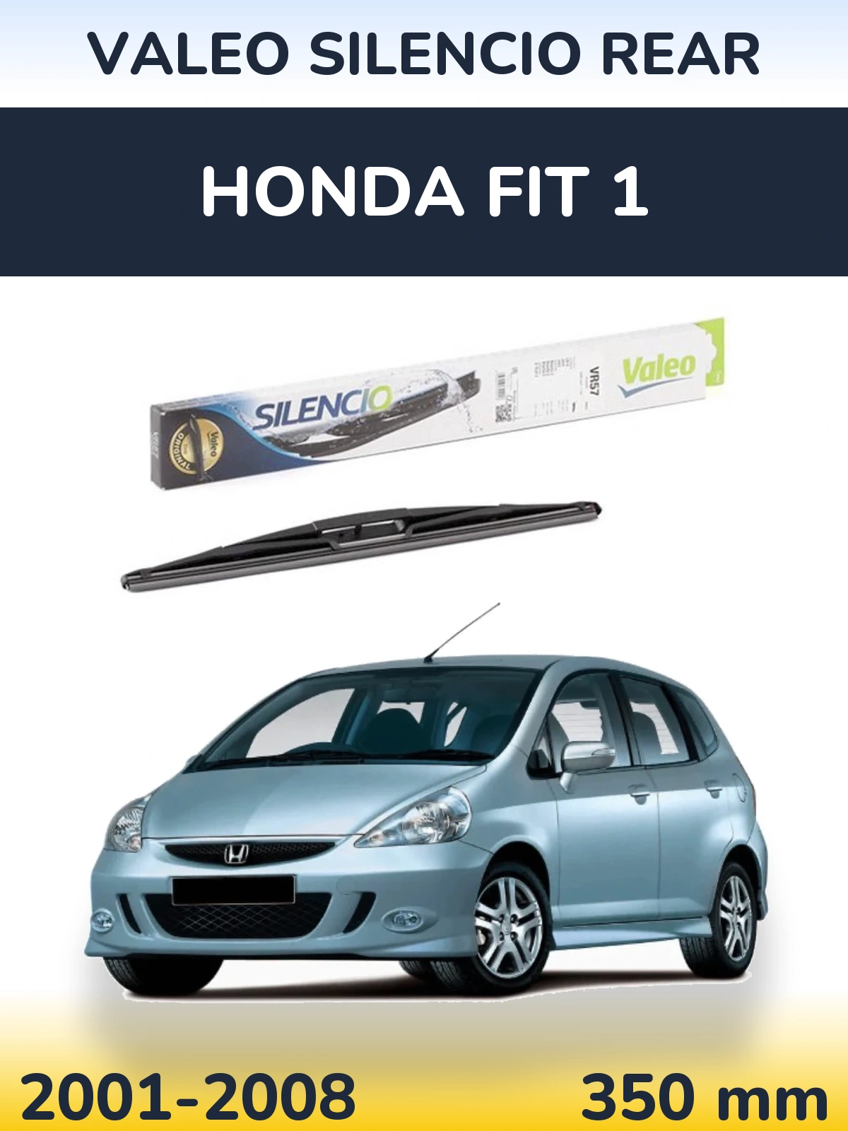 Задний дворник Valeo Silencio Rear 345 мм для Honda Fit 1 2001-2008