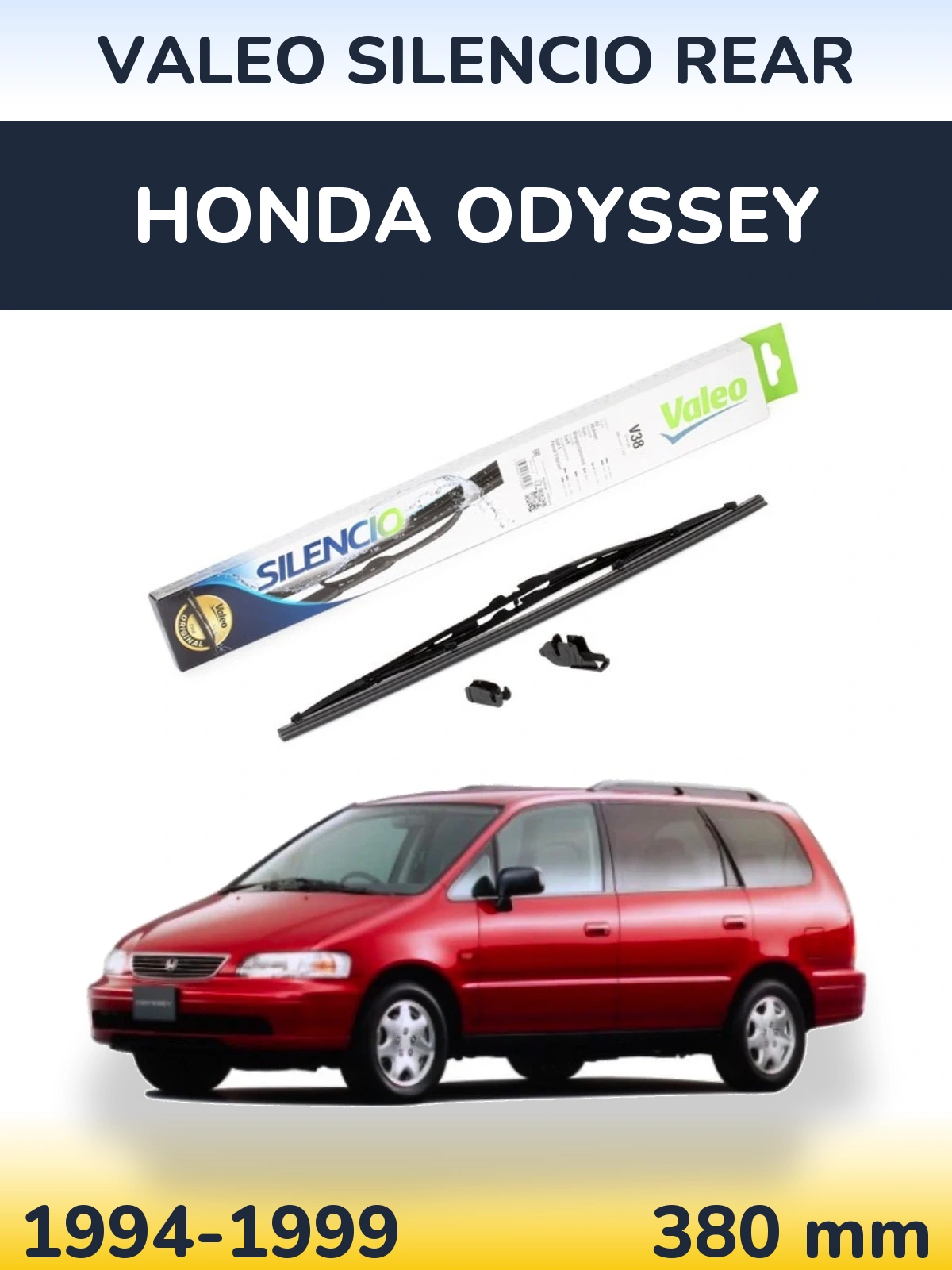 Tylna wycieraczka Valeo Silencio Rear 380 mm do Honda Odyssey 1 1994-1999