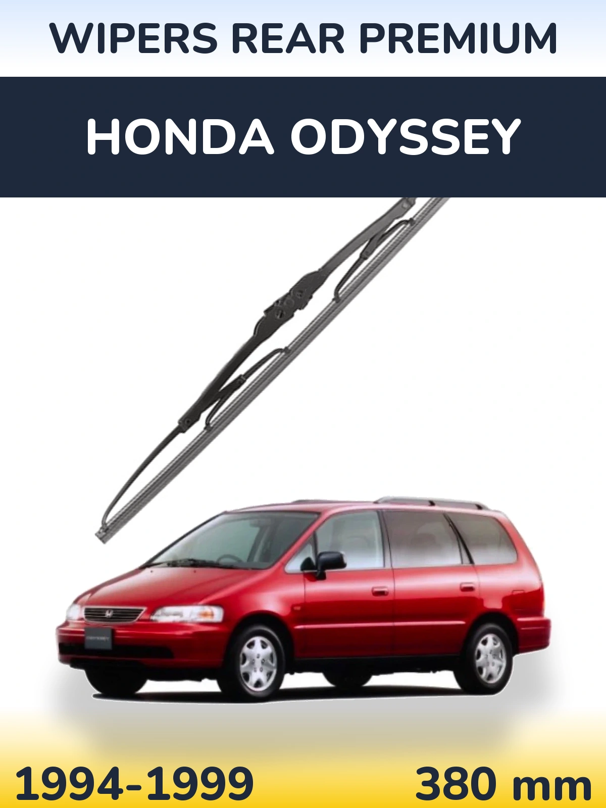 Tylna wycieraczka WIPERS REAR PREMIUM 380 mm do Honda Odyssey 1 1994-1999