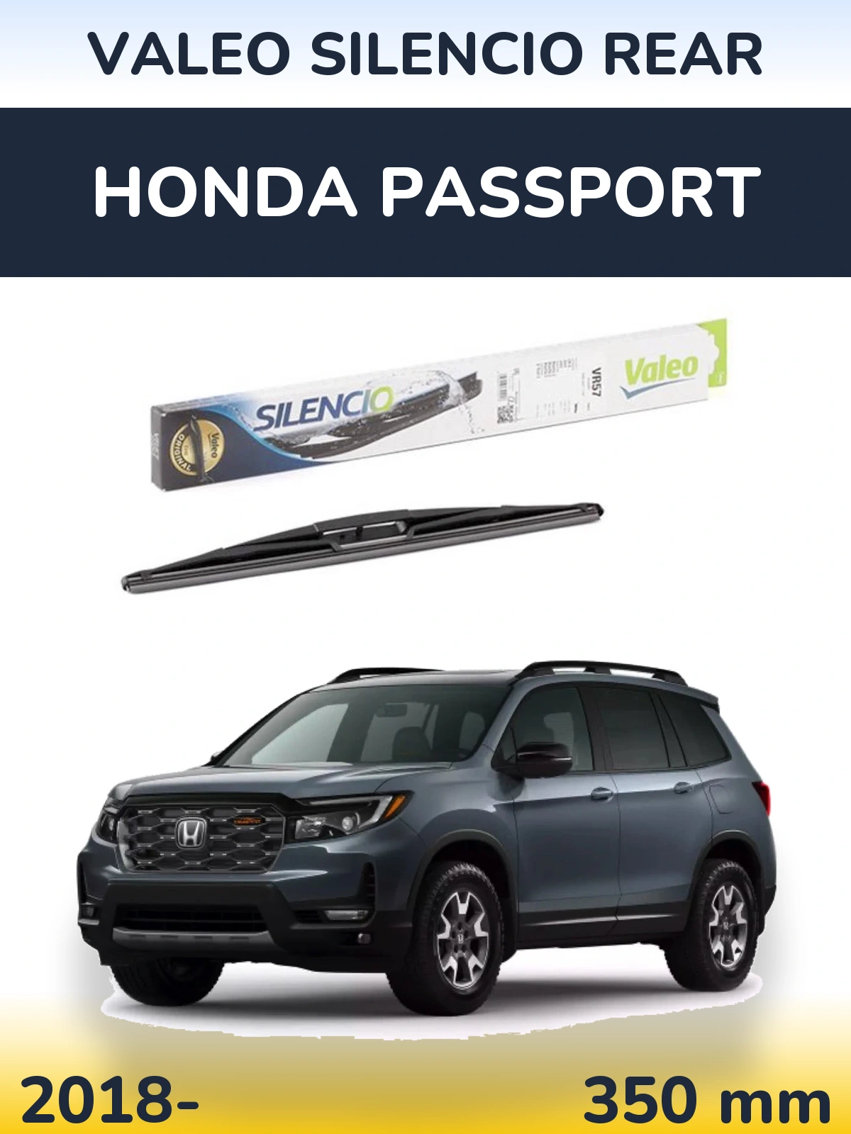Tylna wycieraczka Valeo Silencio Rear 345 mm do Honda Passport 2018-2026