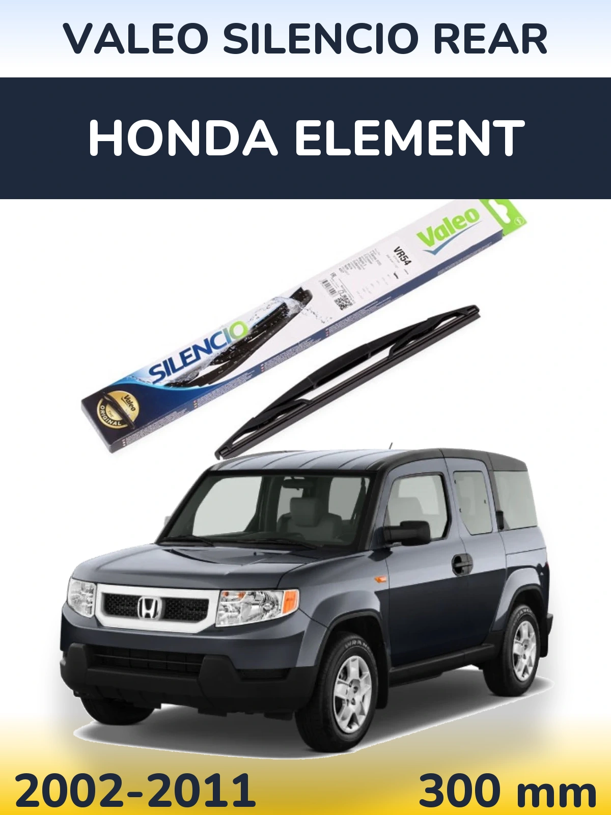 Задний дворник Valeo Silencio Rear 300 мм для Honda Element 2002-2011