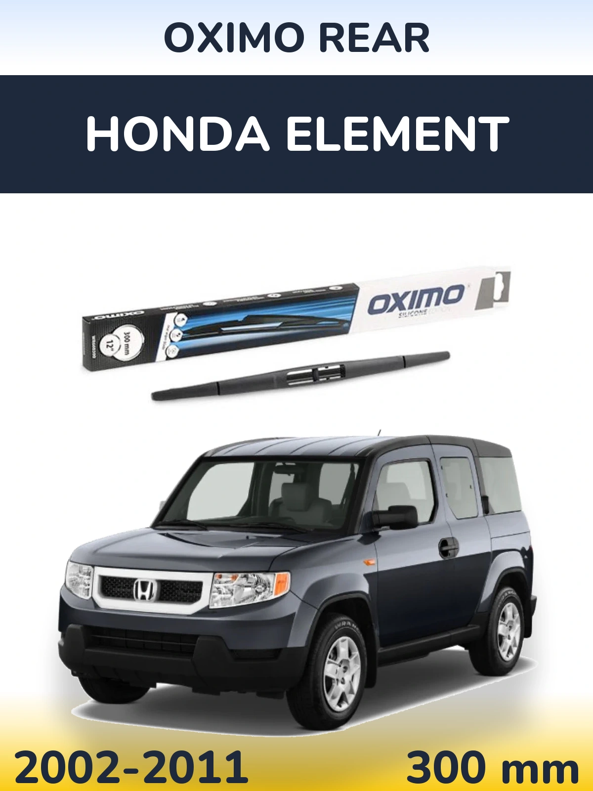 Rear wiper blade Oximo Rear 300 mm for Honda Element 2002-2011