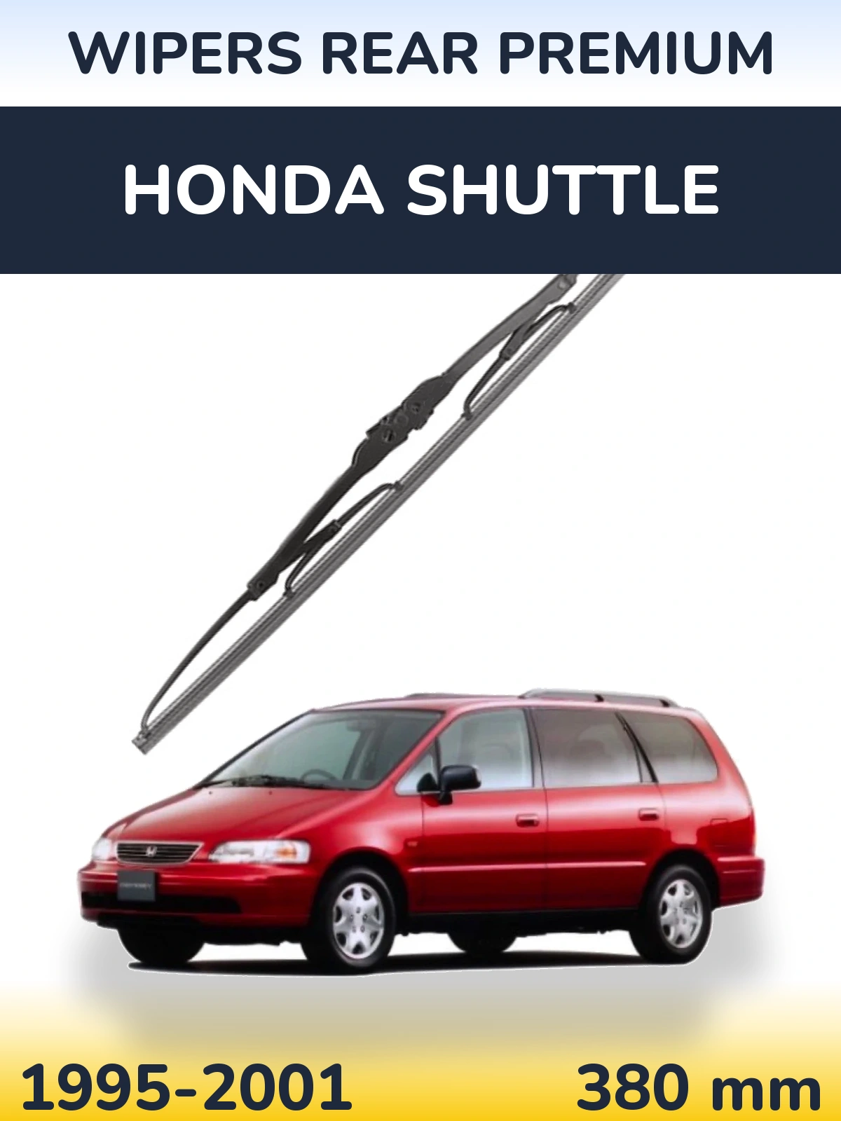 Tylna wycieraczka WIPERS REAR PREMIUM 380 mm do Honda Shuttle 1995-2001