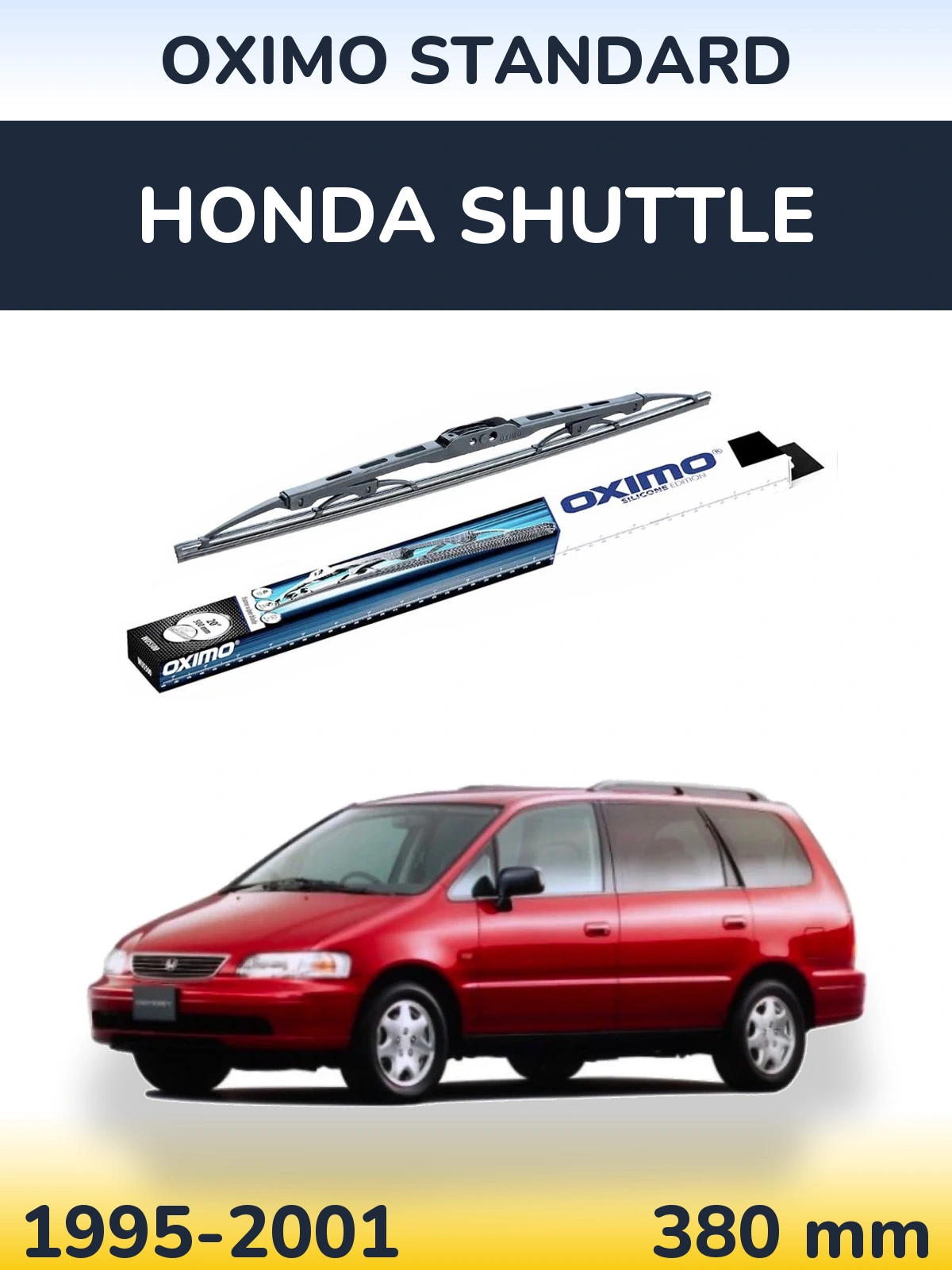Tylna wycieraczka Oximo Standard 375 mm do Honda Shuttle 1995-2001