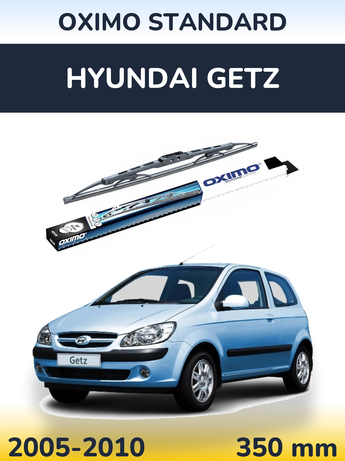Tylna wycieraczka Oximo Standard 350 mm do Hyundai Getz 2005-2010