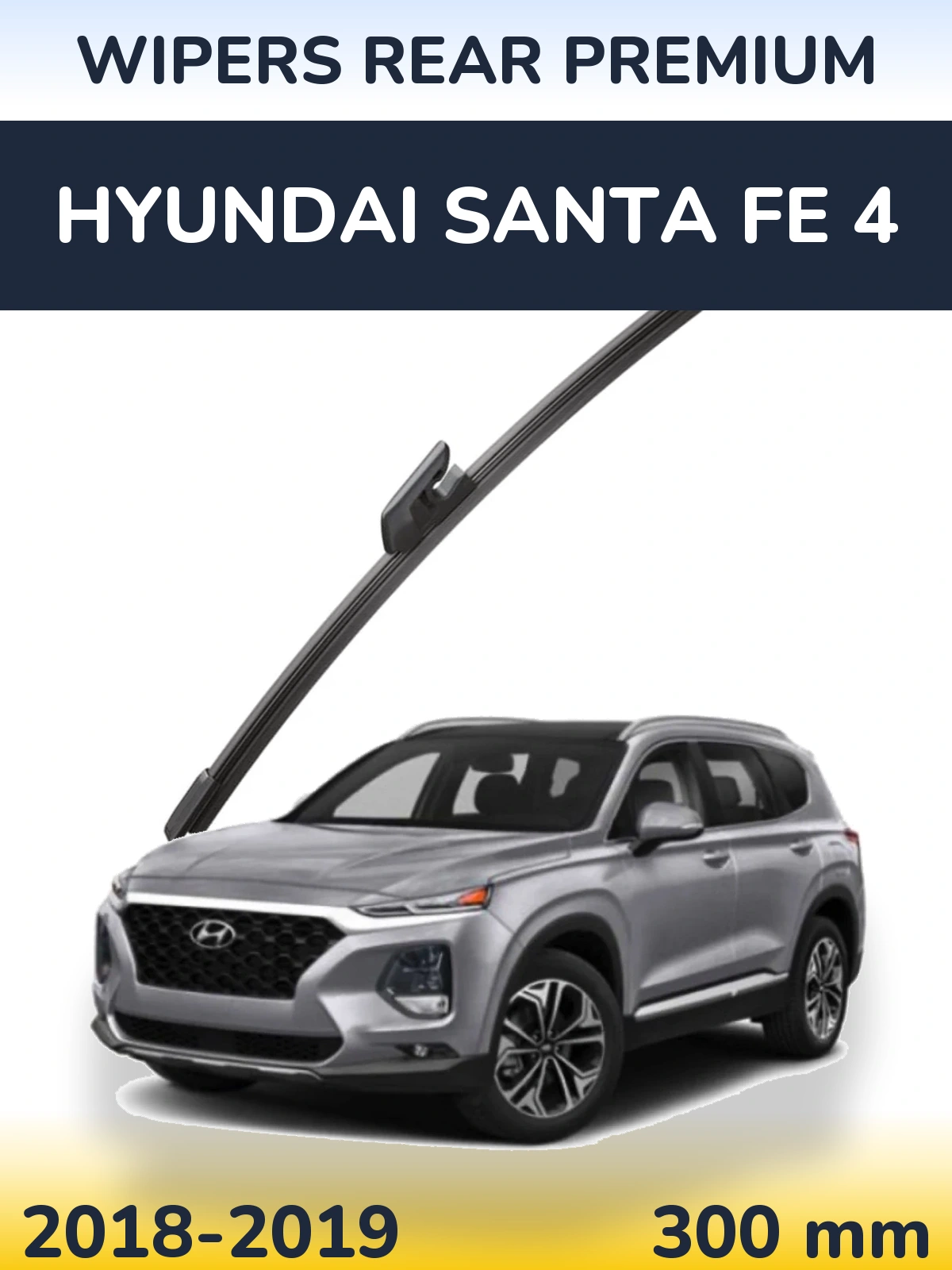 Tylna wycieraczka WIPERS REAR PREMIUM 300 mm do Hyundai Santa Fe 4 2018-2019