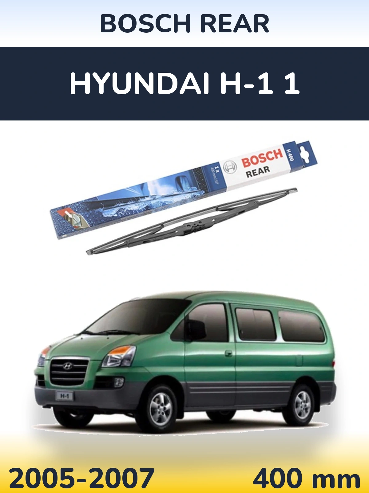 Tylna wycieraczka BOSCH Rear 400 mm do Hyundai H-1 1 2005-2007