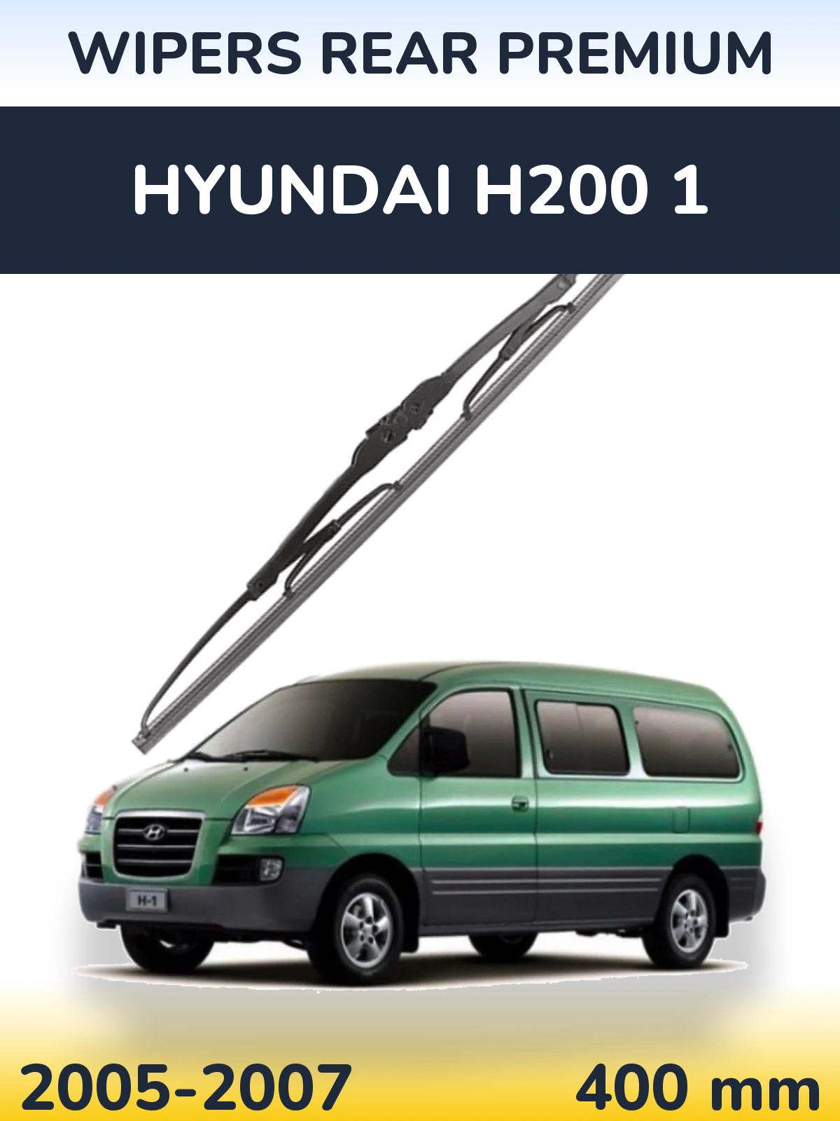 Tylna wycieraczka WIPERS REAR PREMIUM 400 mm do Hyundai H200 1 2005-2007