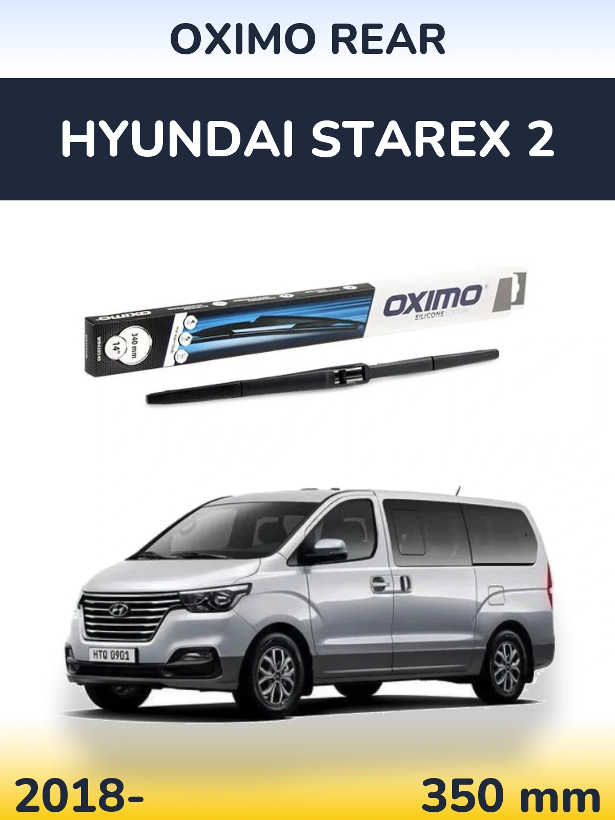Tylna wycieraczka Oximo Rear 350 mm do Hyundai Starex 2 2018-2026