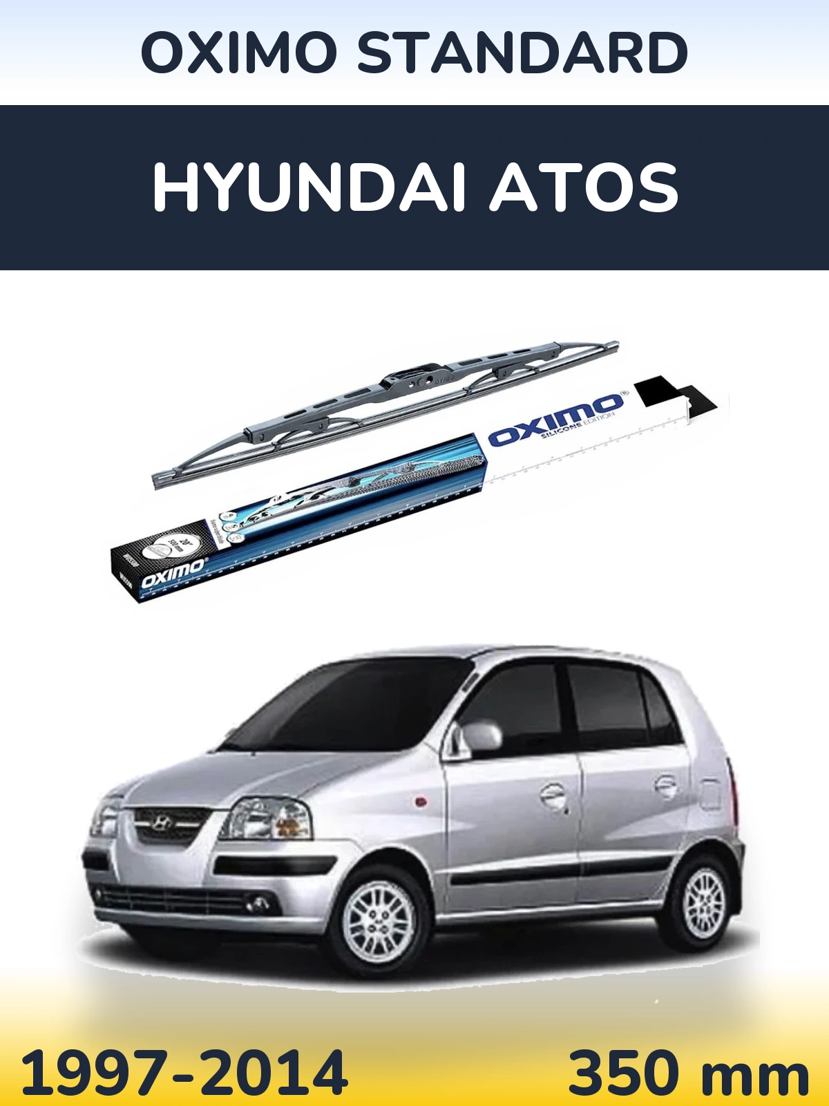 Tylna wycieraczka Oximo Standard 350 mm do Hyundai Atos 1997-2014