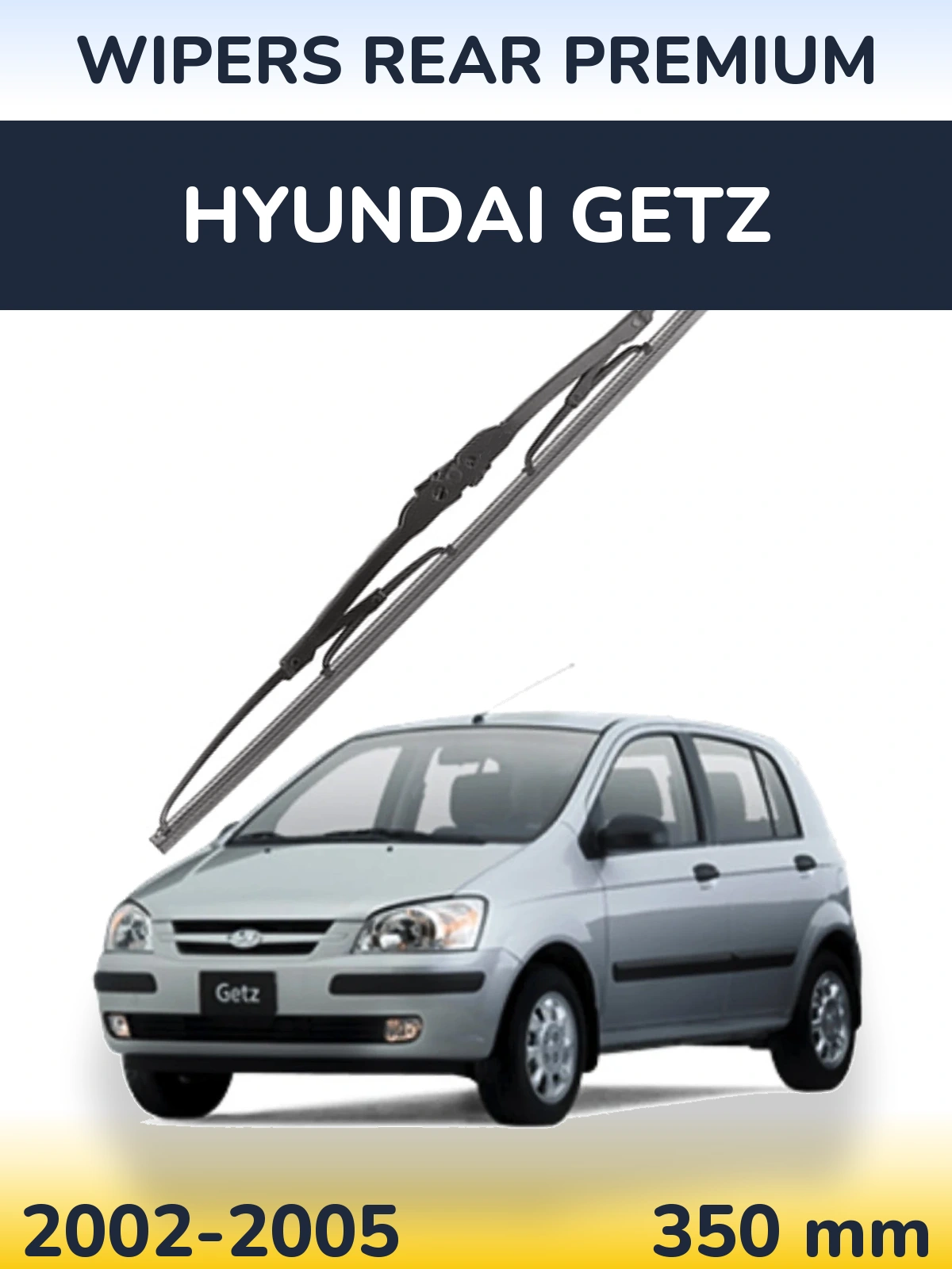 Задний дворник WIPERS REAR PREMIUM 350 мм для Hyundai Getz 2002-2005