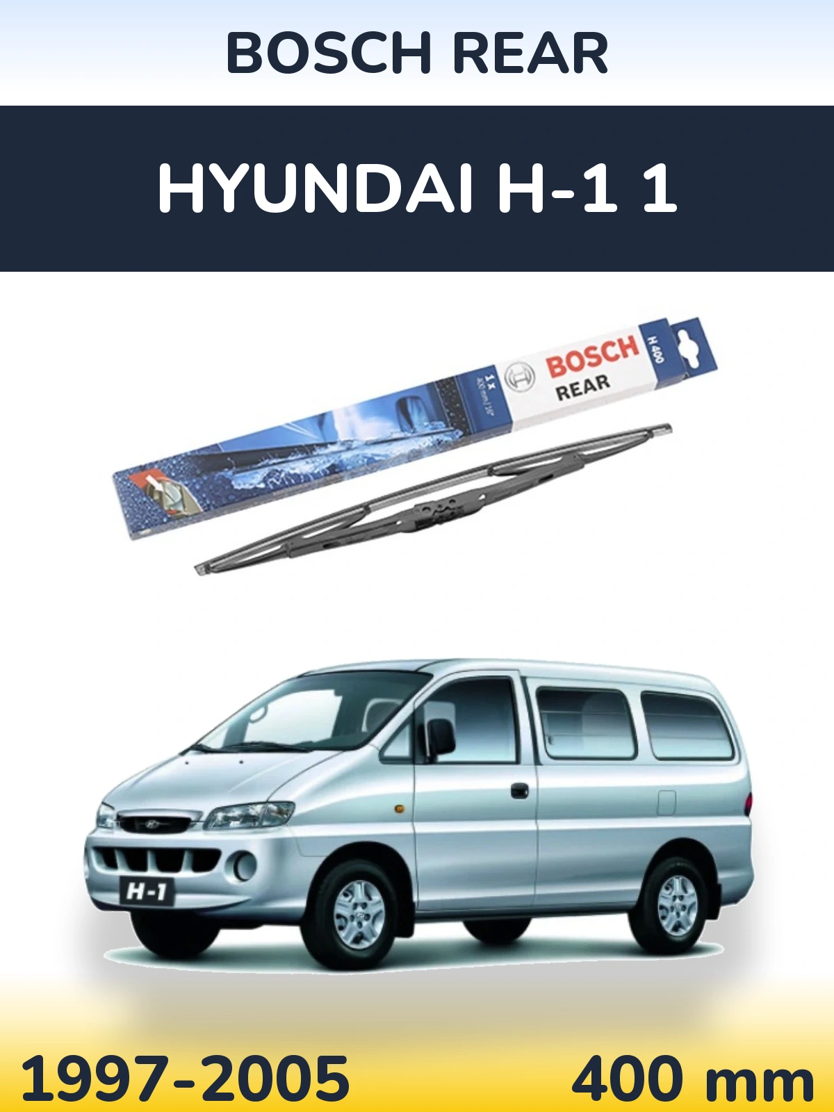 Tylna wycieraczka BOSCH Rear 400 mm do Hyundai H-1 1 1997-2005