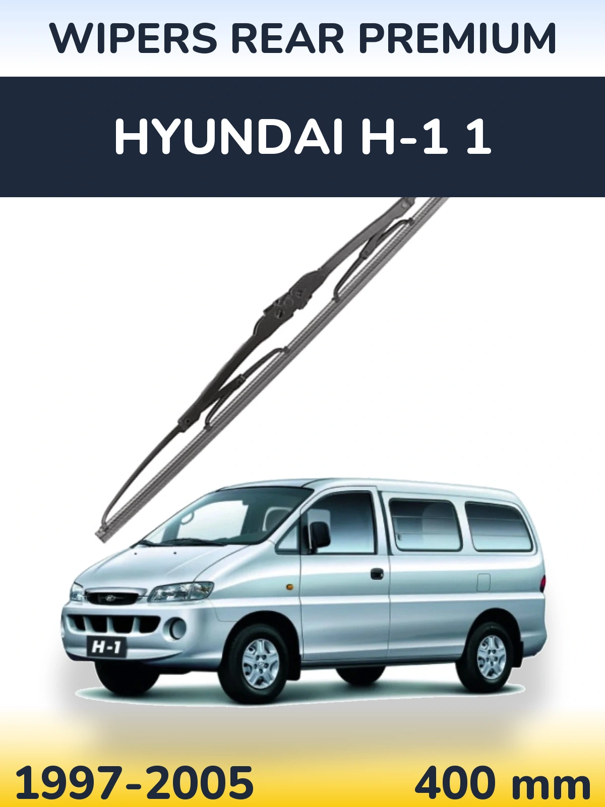 Rear wiper blade WIPERS REAR PREMIUM 400 mm for Hyundai H-1 1 1997-2005