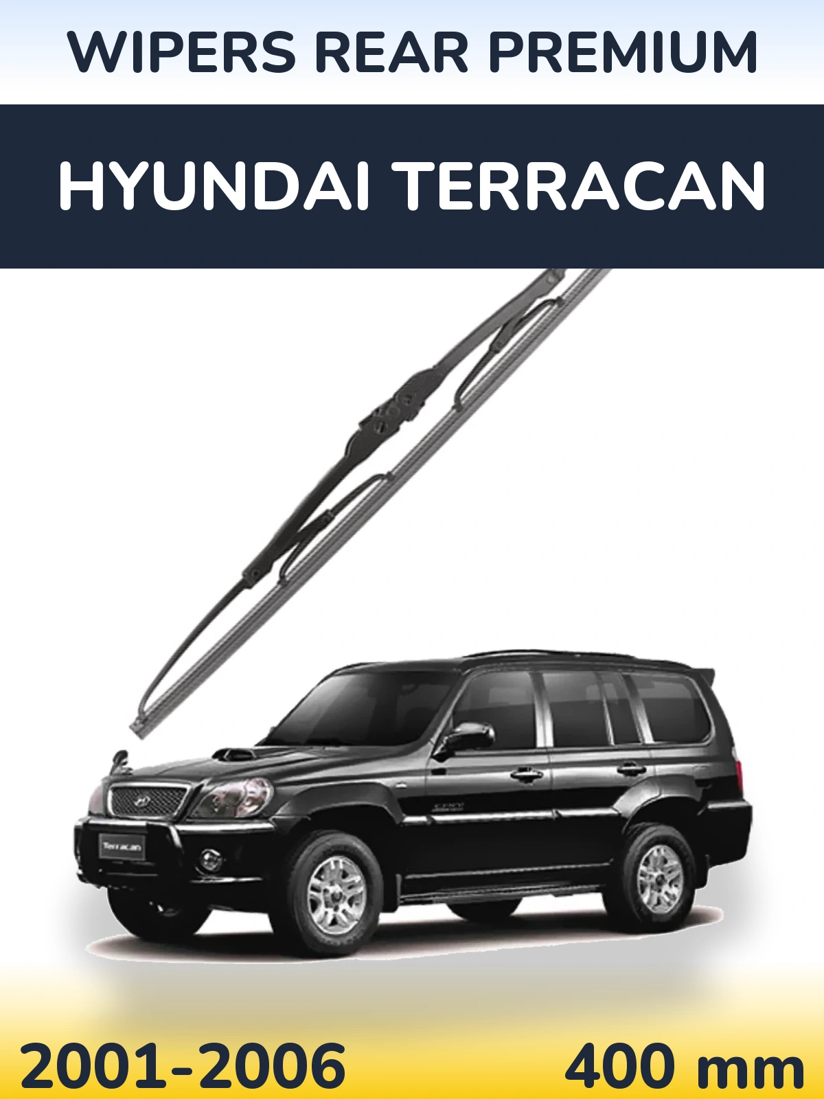 Tylna wycieraczka WIPERS REAR PREMIUM 400 mm do Hyundai Terracan 2001-2006