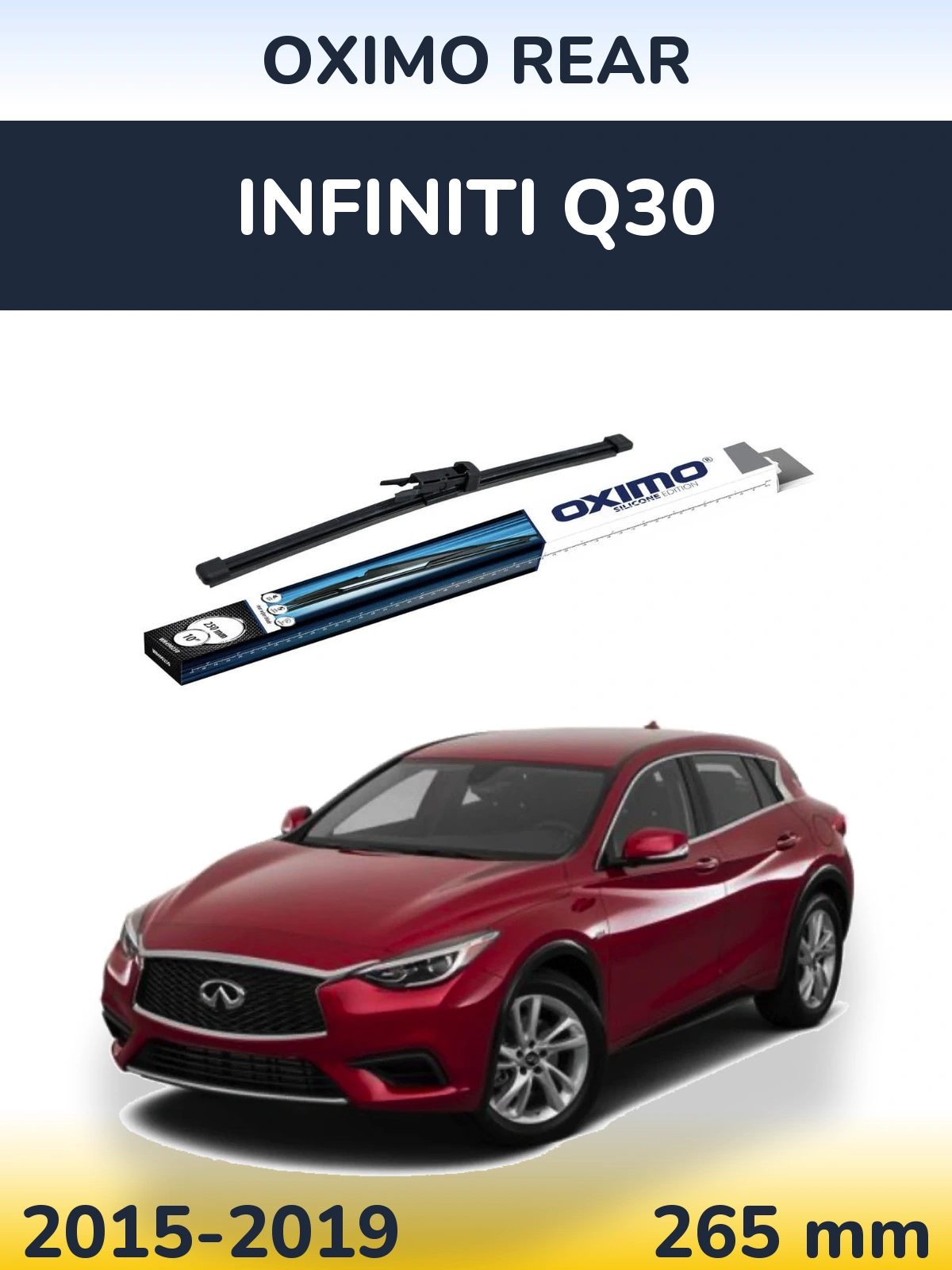 Tylna wycieraczka Oximo Rear 250 mm do Infiniti Q30 2015-2019
