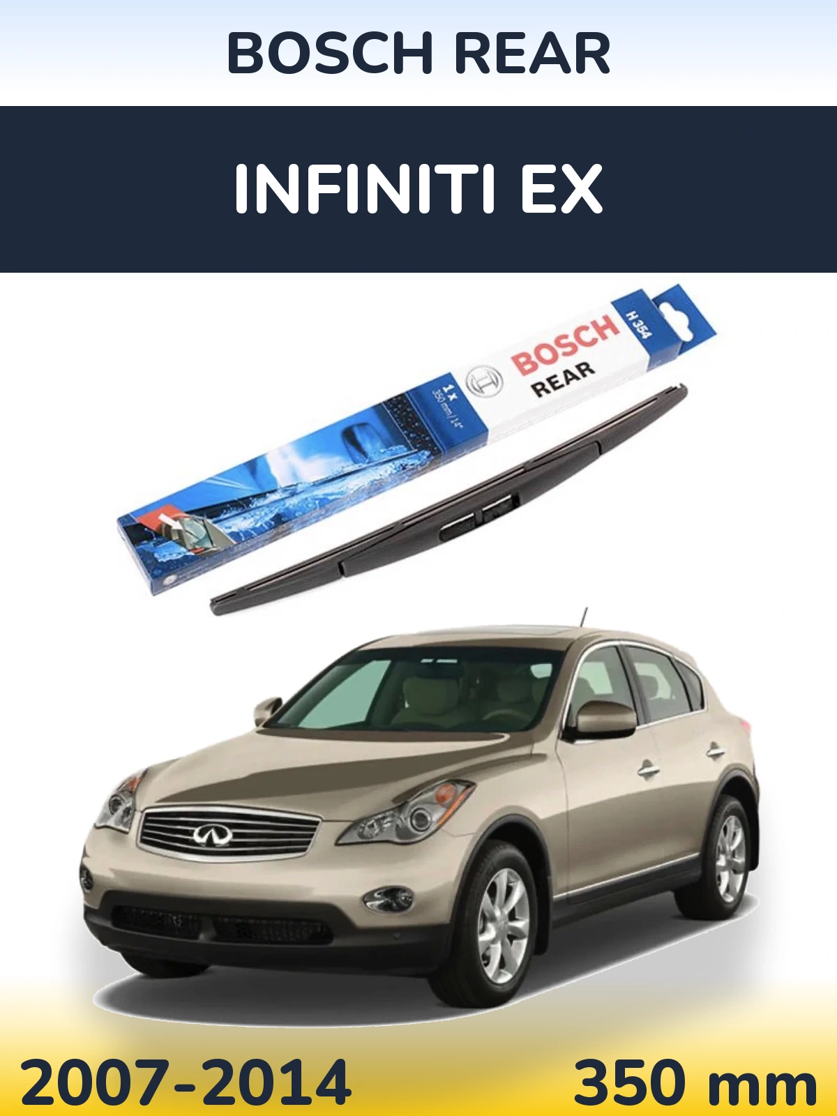 Tylna wycieraczka BOSCH Rear 350 mm do Infiniti EX 2007-2014