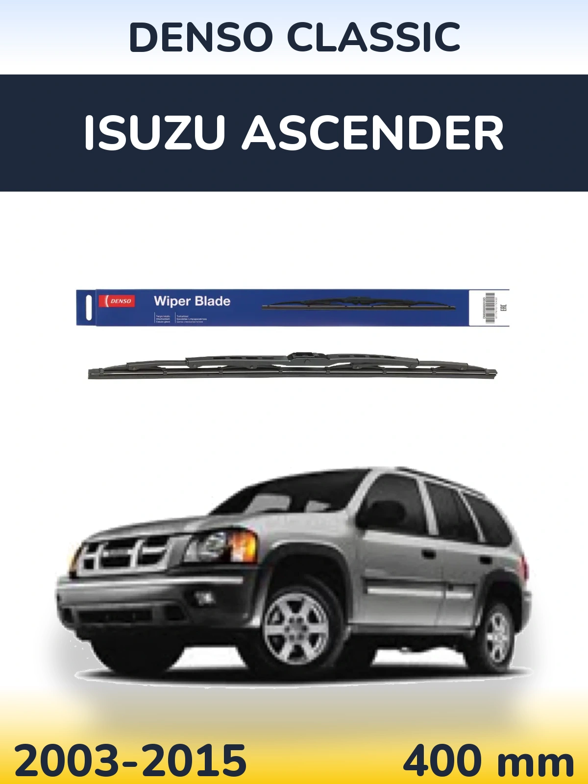 Tylna wycieraczka Denso Classic 400 mm do Isuzu Ascender 2003-2015