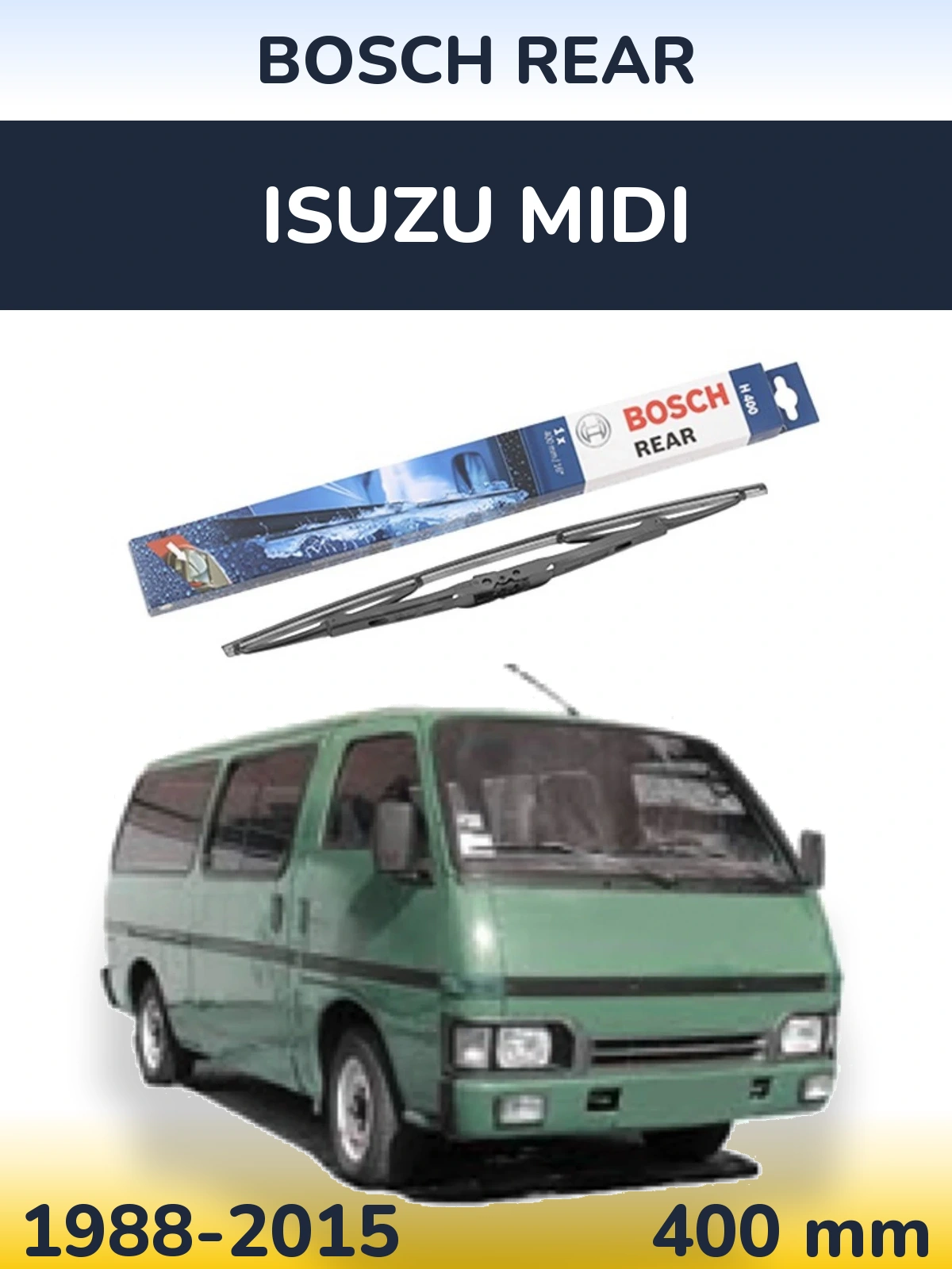 Tylna wycieraczka BOSCH Rear 400 mm do Isuzu Midi 1988-2015