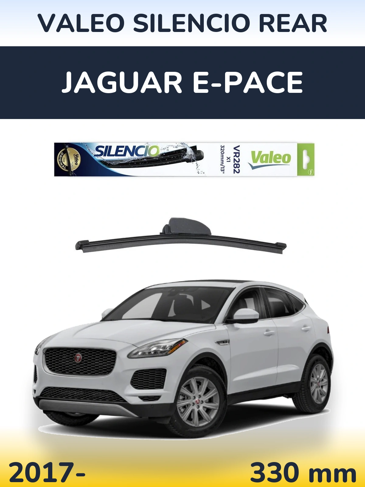 Задний дворник Valeo Silencio Rear 320 мм для Jaguar E-Pace 2017-2026