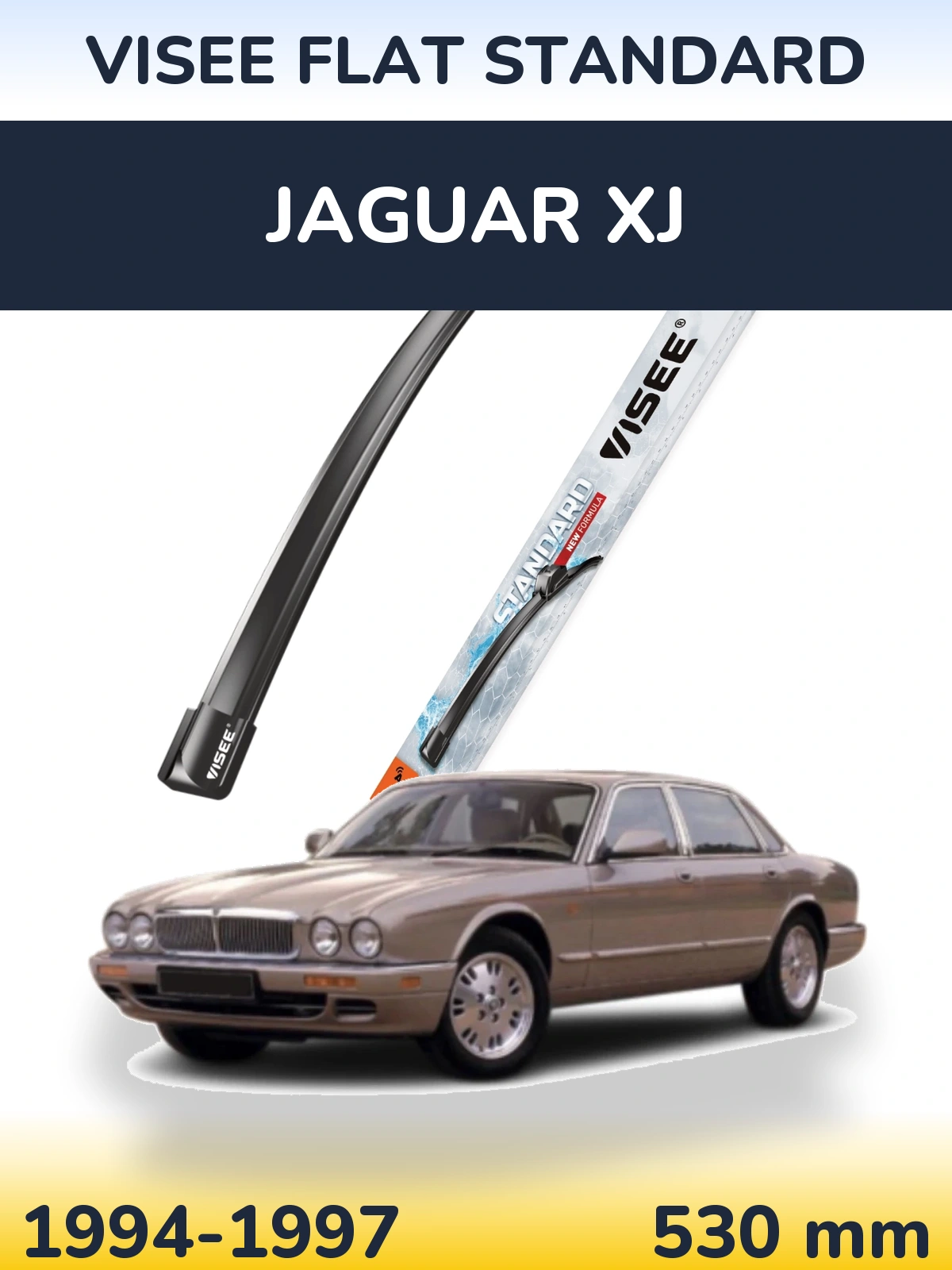 Przednia wycieraczka VISEE FLAT STANDARD 530 mm do Jaguar XJ 1994-1997