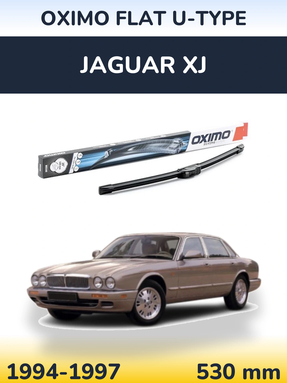 Przednia wycieraczka Oximo Flat U-type 530 mm do Jaguar XJ 1994-1997