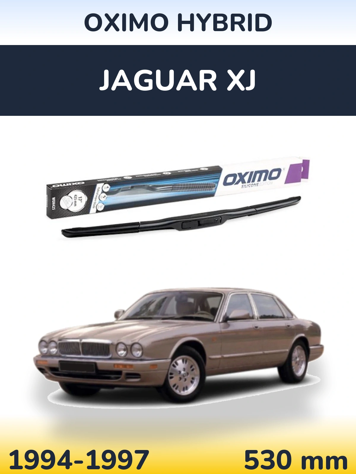 Przednia wycieraczka Oximo Hybrid 530 mm do Jaguar XJ 1994-1997