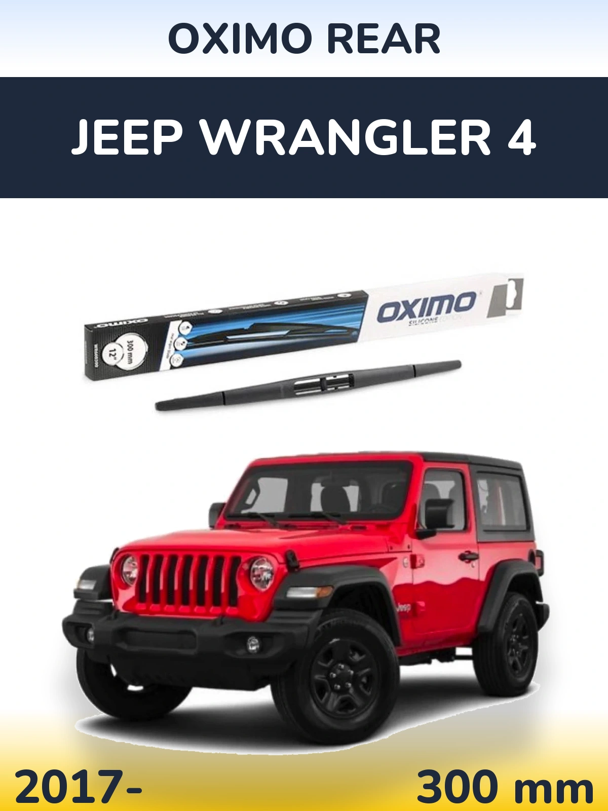 Tylna wycieraczka Oximo Rear 300 mm do Jeep Wrangler 4 2017-2026