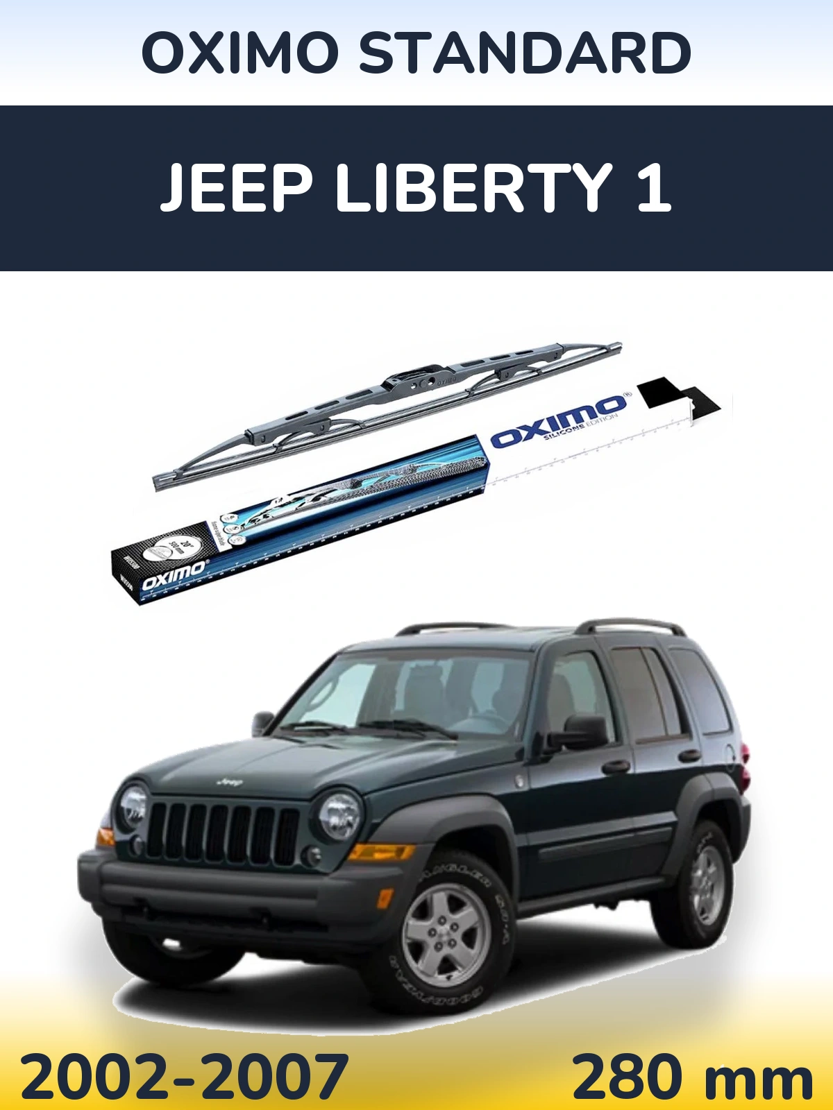 Tylna wycieraczka Oximo Standard 275 mm do Jeep Liberty 1 2002-2007