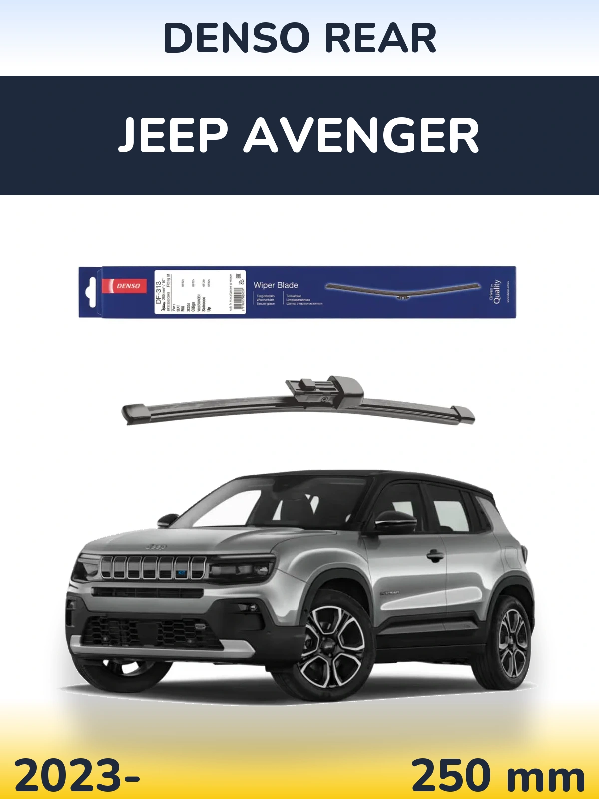 Tylna wycieraczka Denso Rear 250 mm do Jeep Avenger 2023-2026