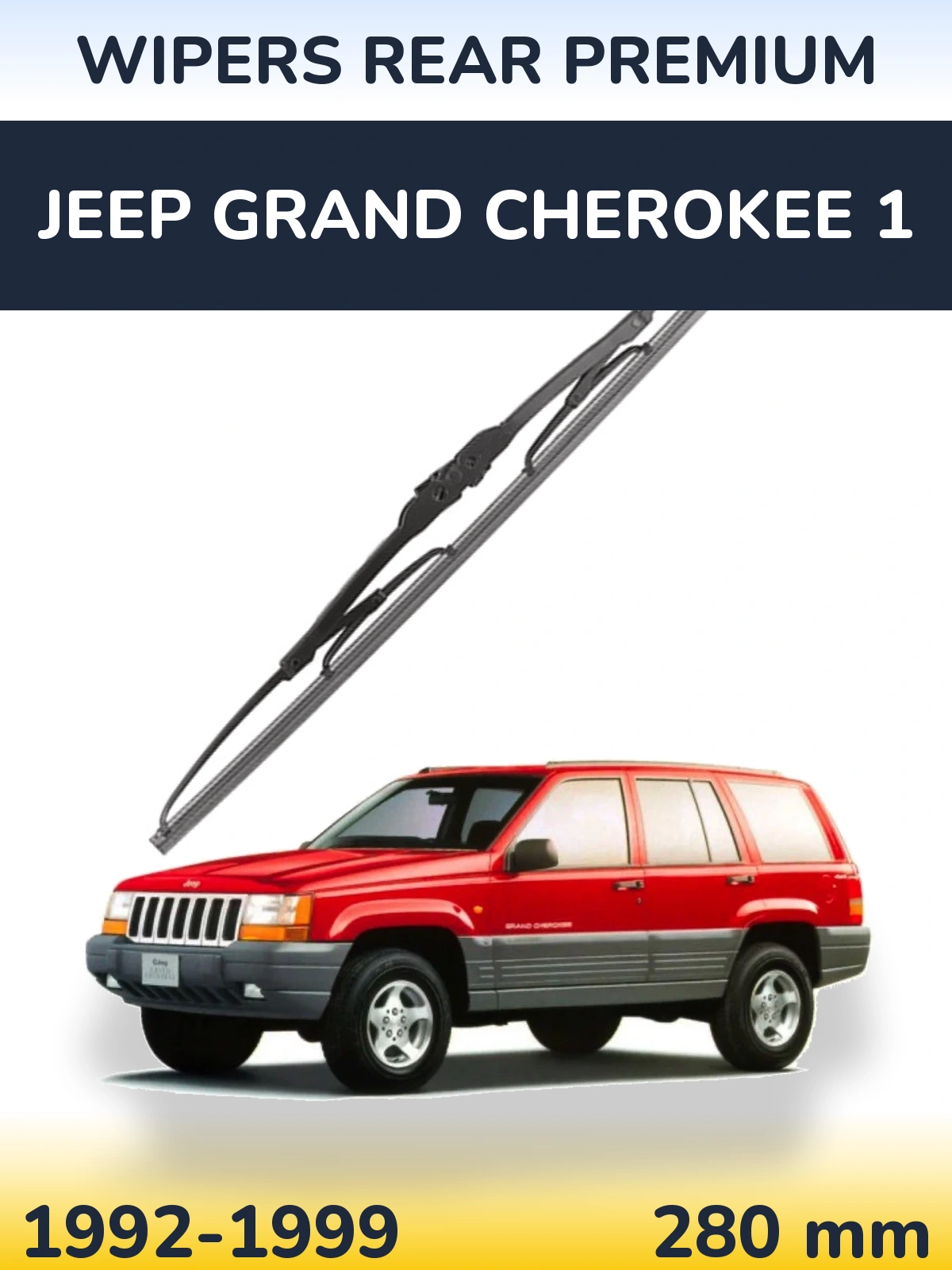 Tylna wycieraczka WIPERS REAR PREMIUM 280 mm do Jeep Grand Cherokee 1 1992-1999