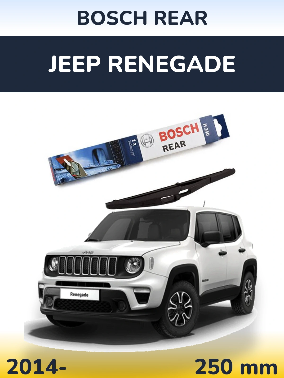 Tylna wycieraczka BOSCH Rear 240 mm do Jeep Renegade 2014-2026