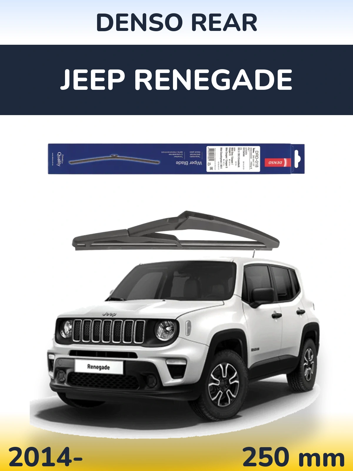 Tylna wycieraczka Denso Rear 240 mm do Jeep Renegade 2014-2026