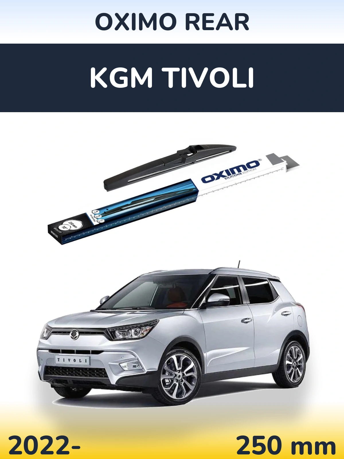 Tylna wycieraczka Oximo Rear 250 mm do KGM Tivoli 2022-2026