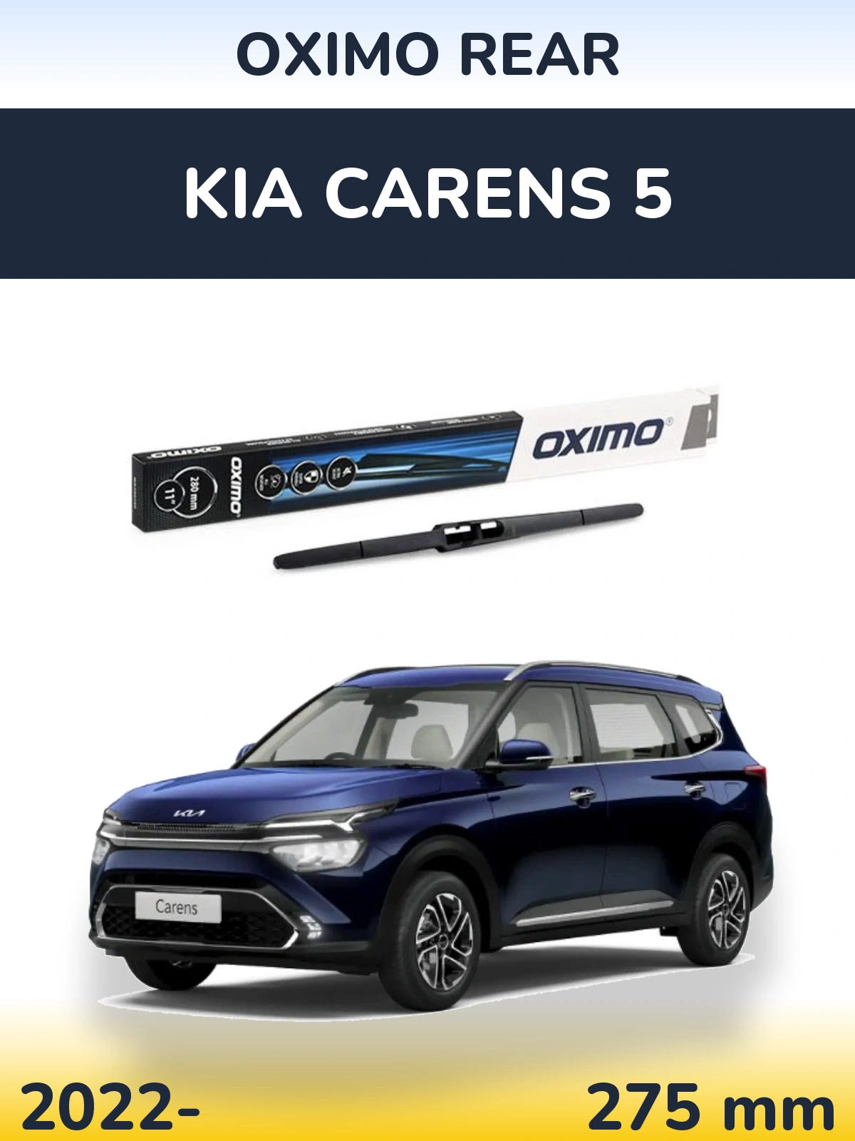 Tylna wycieraczka Oximo Rear 280 mm do KIA Carens 5 2022-2026