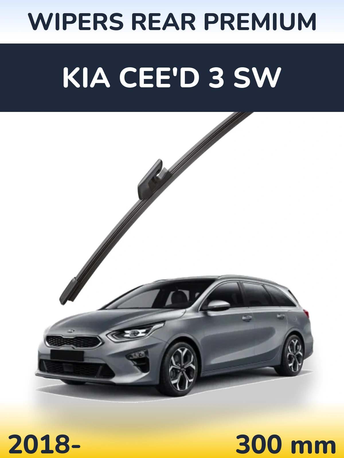 Tylna wycieraczka WIPERS REAR PREMIUM 300 mm do KIA Cee'd 3 SW 2018-2026