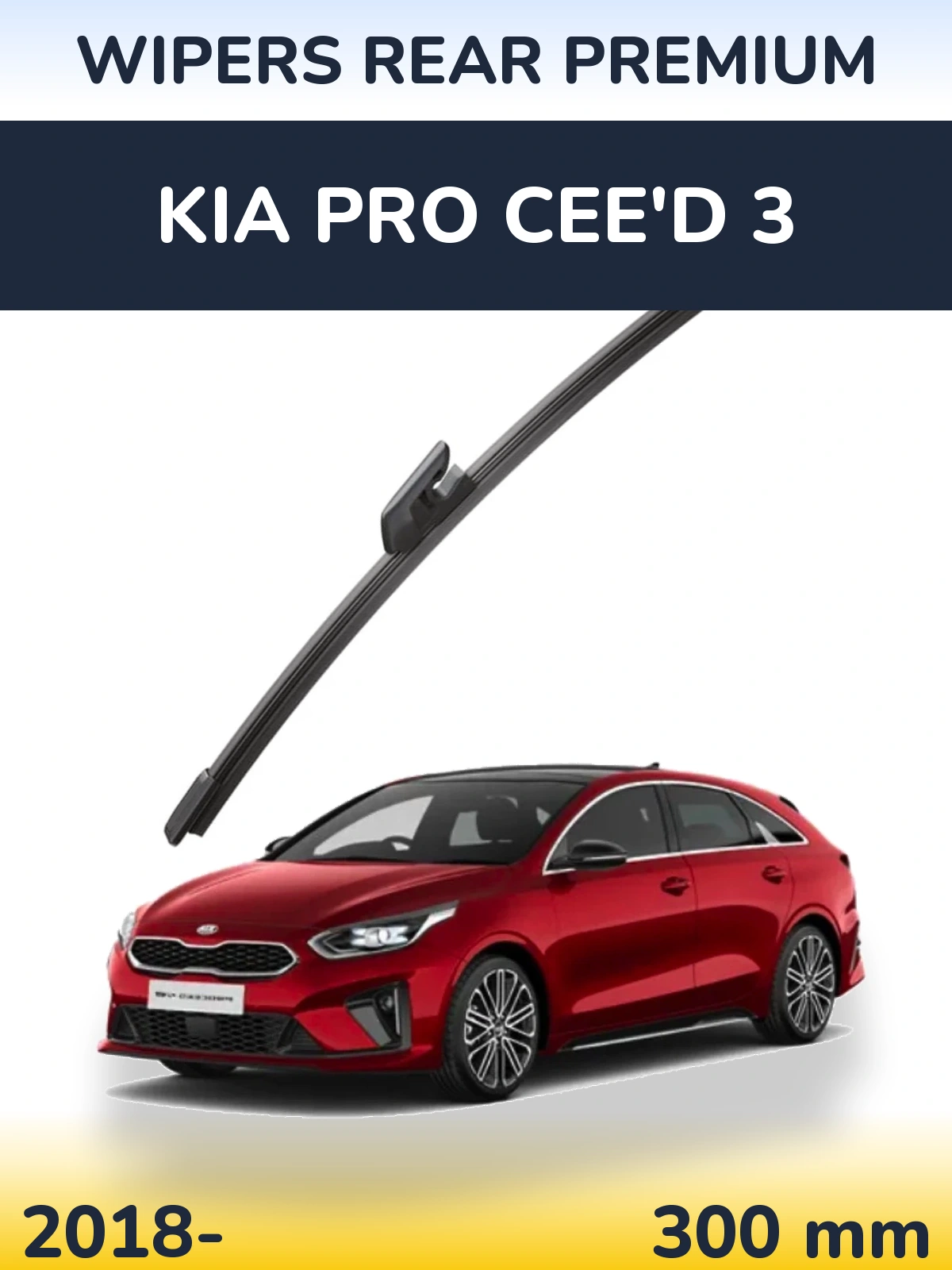 Tylna wycieraczka WIPERS REAR PREMIUM 300 mm do KIA Pro Cee'd 3 2018-2026