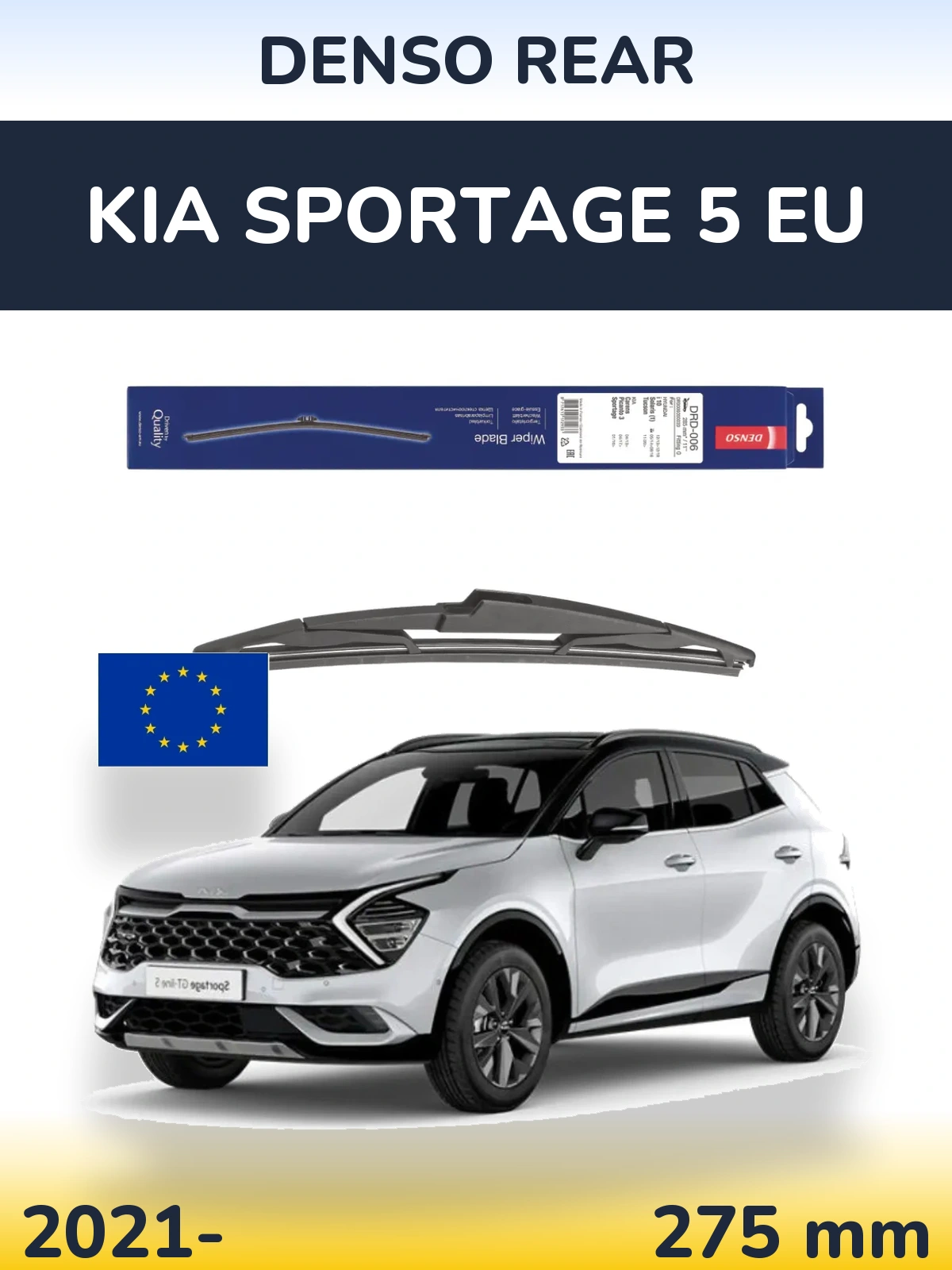 Tylna wycieraczka Denso Rear 275 mm do KIA Sportage 5 EU 2021-2026