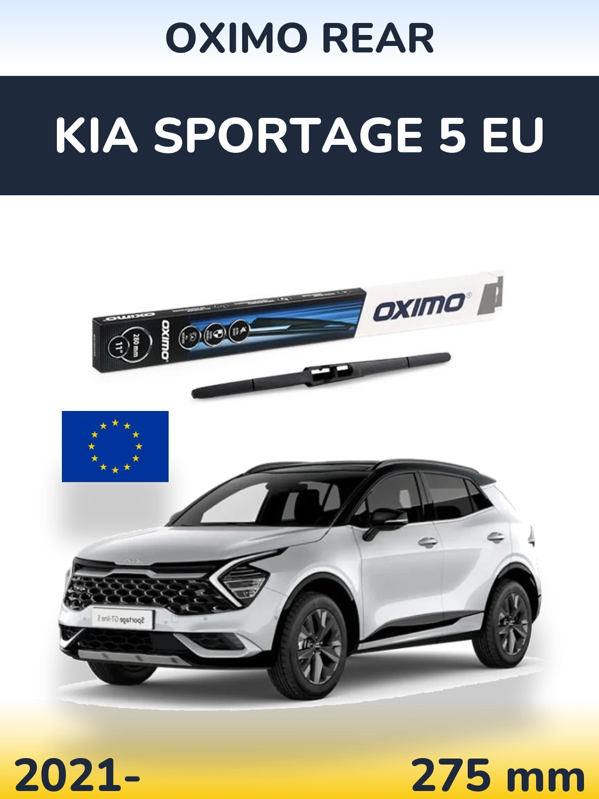 Tylna wycieraczka Oximo Rear 280 mm do KIA Sportage 5 EU 2021-2026
