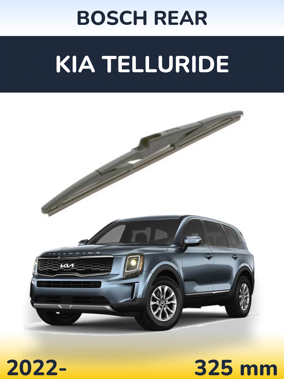 Tylna wycieraczka BOSCH Rear 325 mm do KIA Telluride 2022-2026