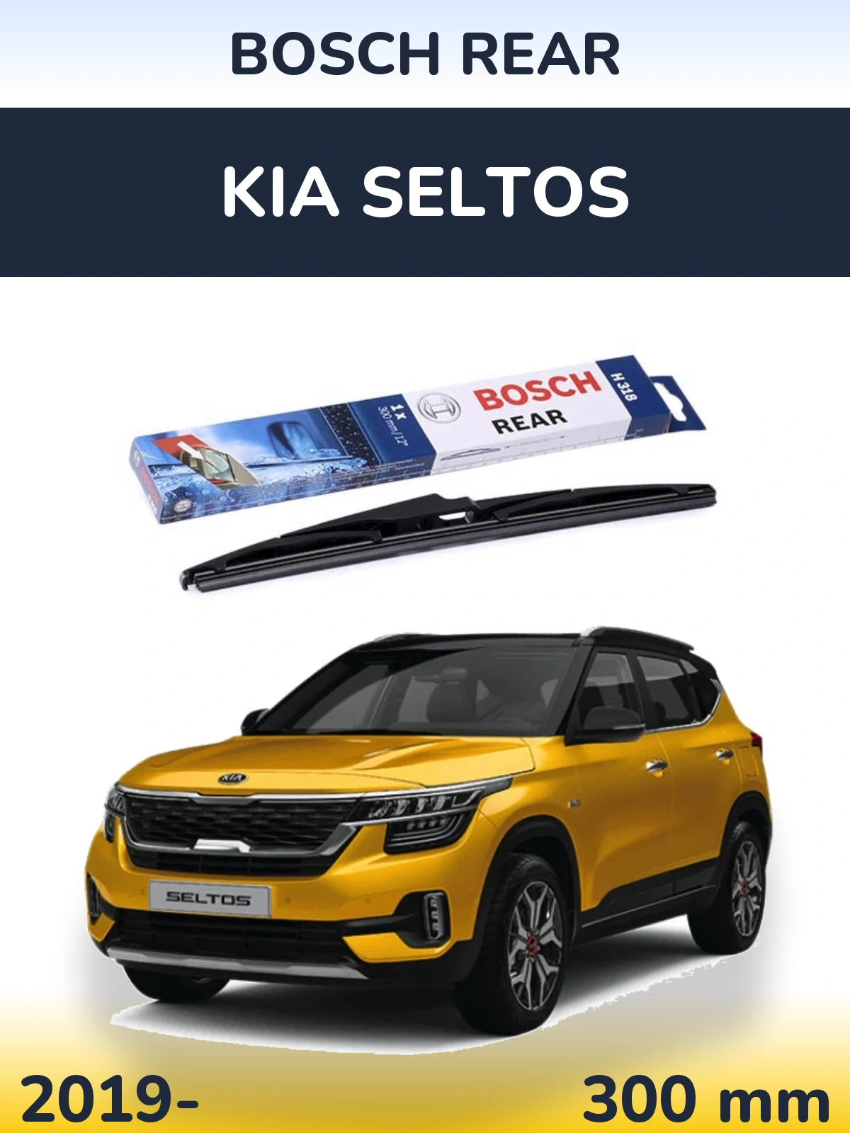 Tylna wycieraczka BOSCH Rear 300 mm do KIA Seltos 2019-2026