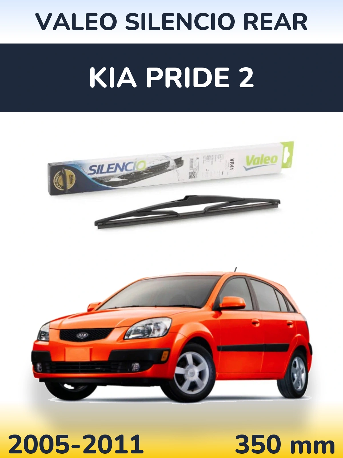 Tylna wycieraczka Valeo Silencio Rear 345 mm do KIA Pride 2 2005-2011