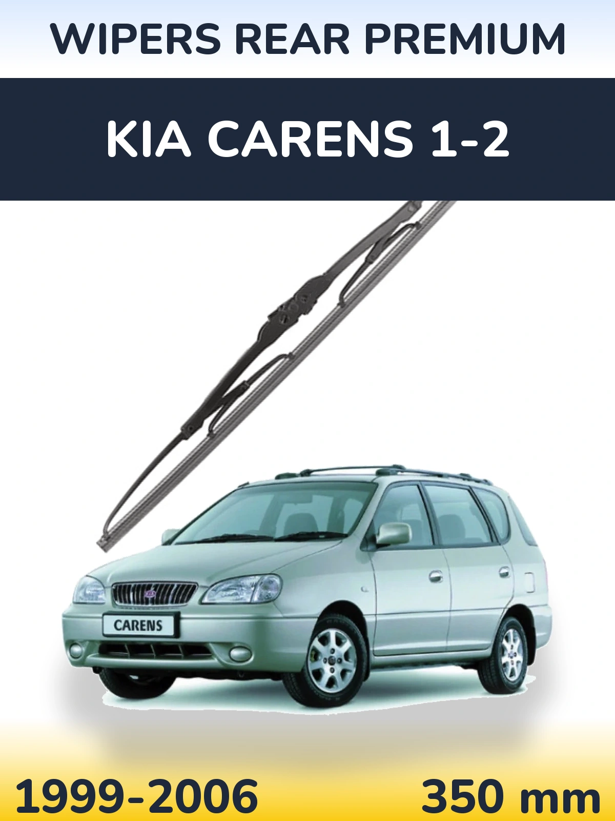 Tylna wycieraczka WIPERS REAR PREMIUM 350 mm do KIA Carens 1-2 1999-2006