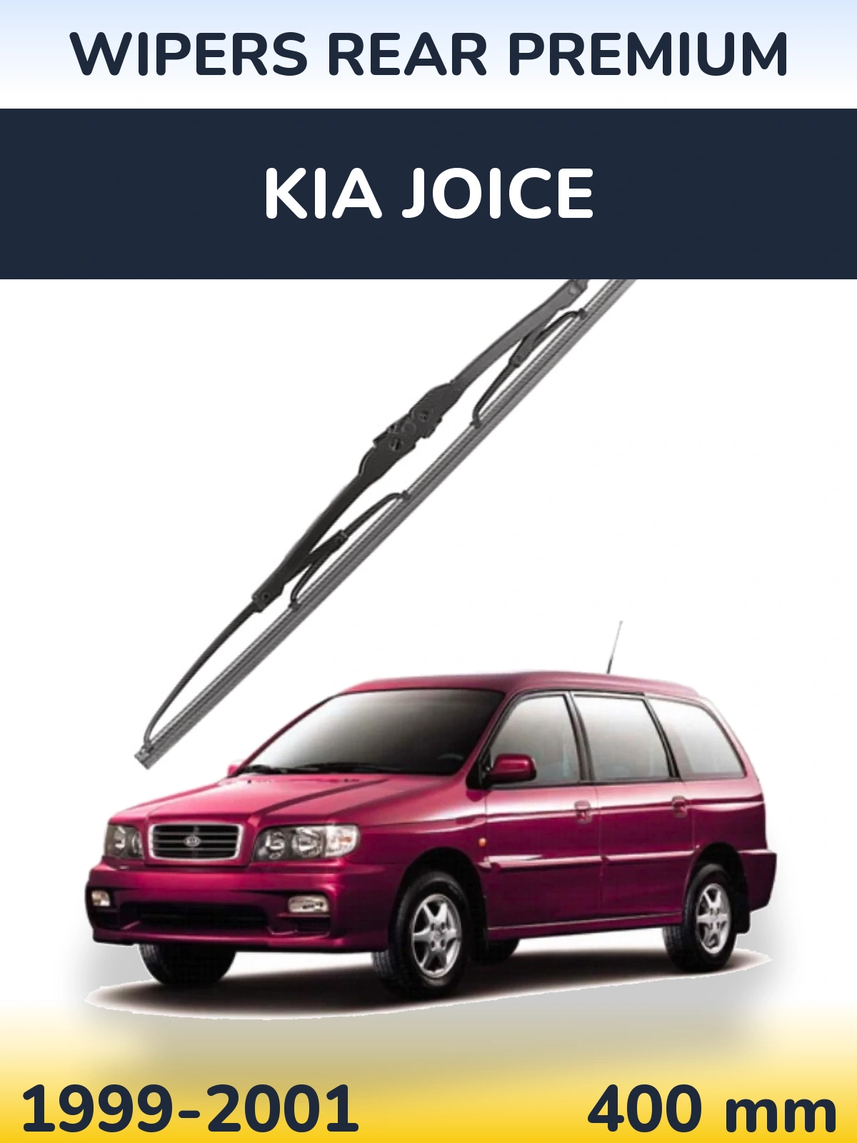 Задний дворник WIPERS REAR PREMIUM 400 мм для KIA Joice 1999-2001